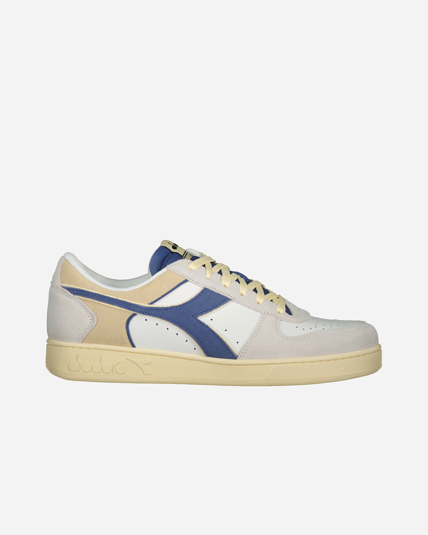 Scarpe sneakers DIADORA MAGIC BASKET LOW SUEDE LEATHER M - Bianco - 0 | Cisalfa Sport