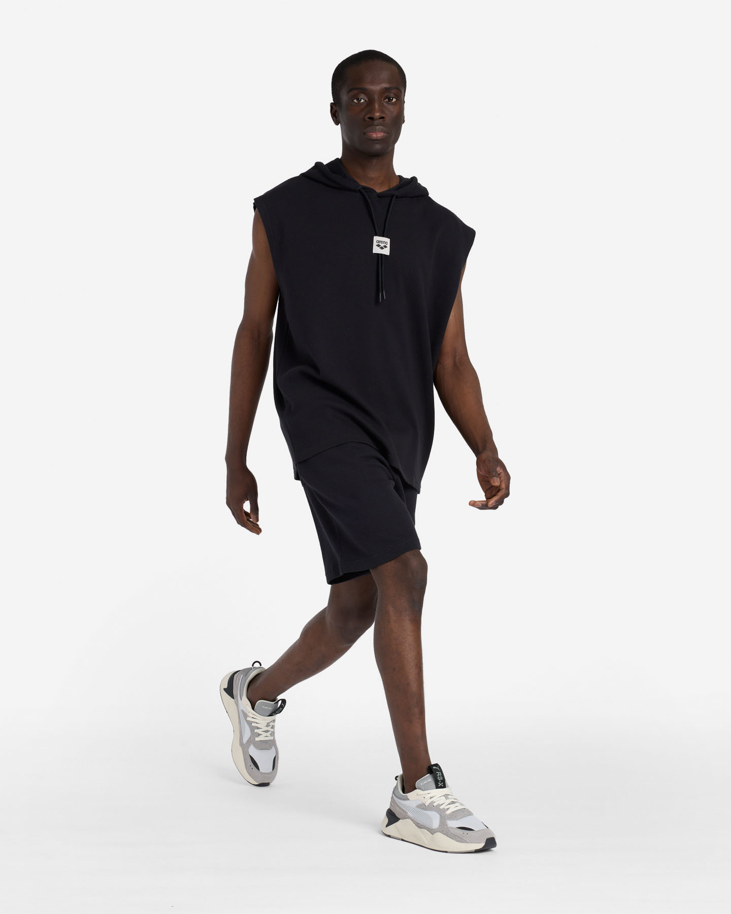 Felpa ARENA ATHLETIC ESSENTIAL M - Nero - 4 | Cisalfa Sport