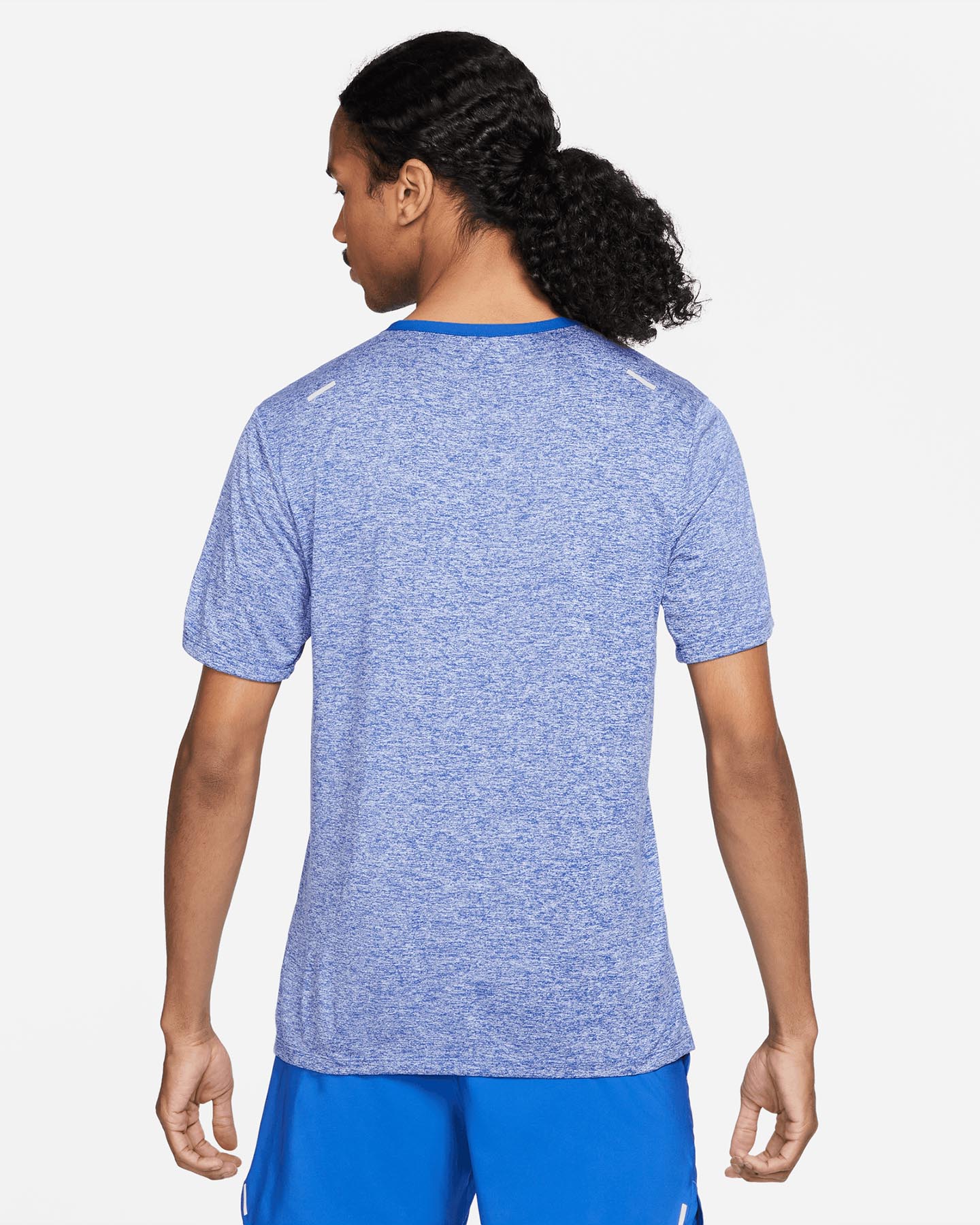 T-shirt running NIKE DRI-FIT RISE 365 M - Azzurro - 1 | Cisalfa Sport