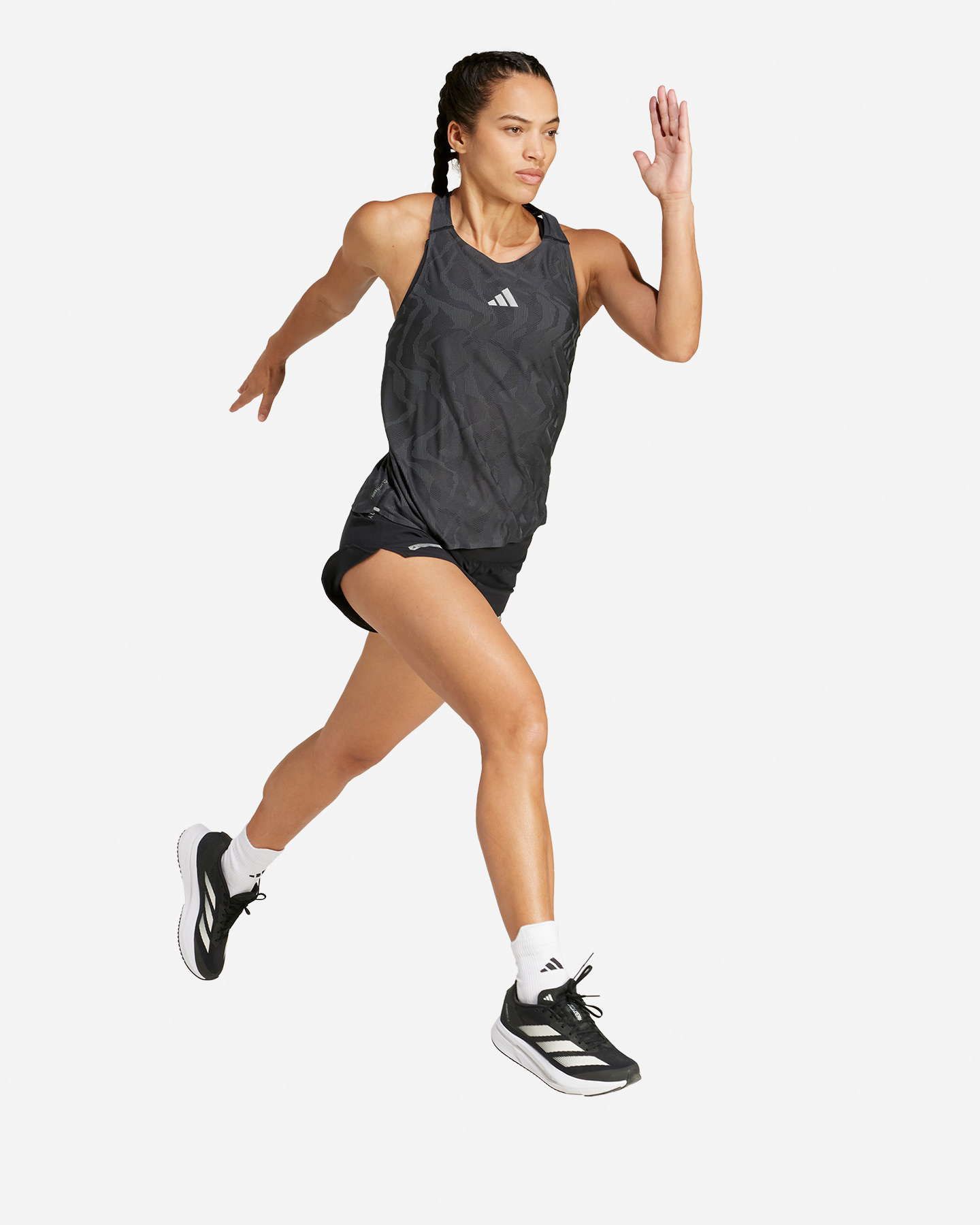 Canotta running ADIDAS ULT ENG TANK W - Nero - 3 | Cisalfa Sport