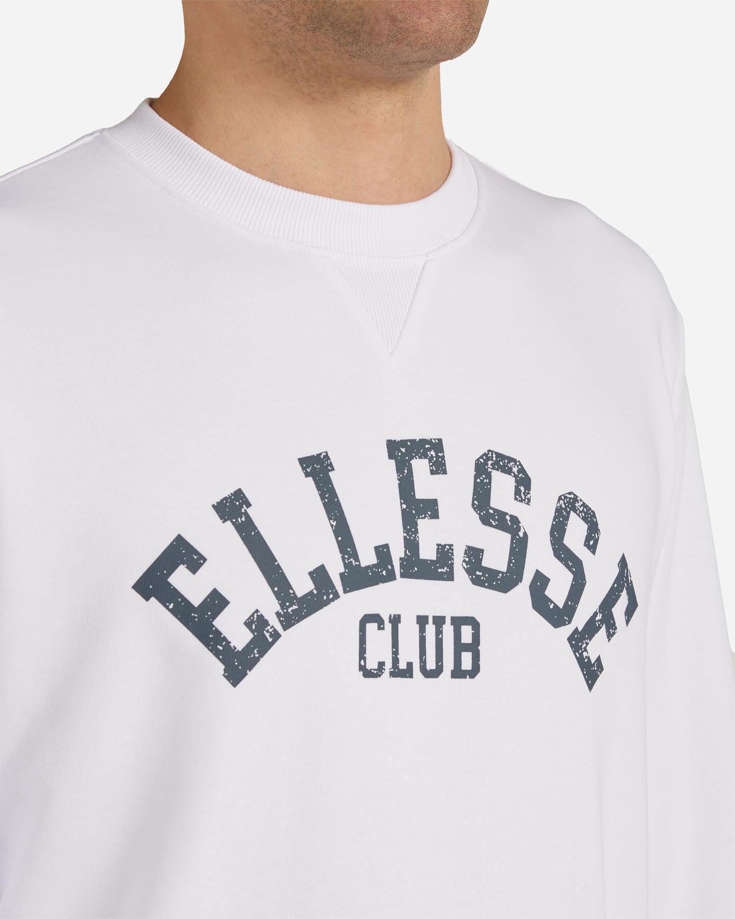Felpa ELLESSE COMMUNITY CLUB M - Bianco - 4 | Cisalfa Sport