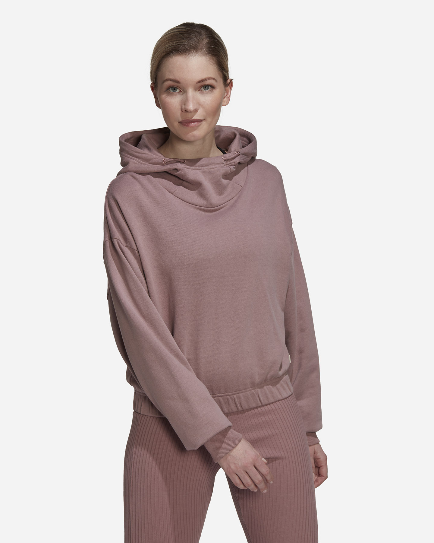 Felpa ADIDAS STUDIO LOUNGE CROPPED W - Viola - 1 | Cisalfa Sport