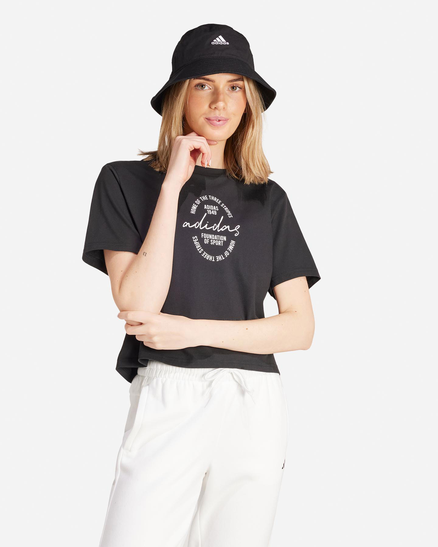 T-shirt ADIDAS BRAND LOVE W - Nero - 3 | Cisalfa Sport