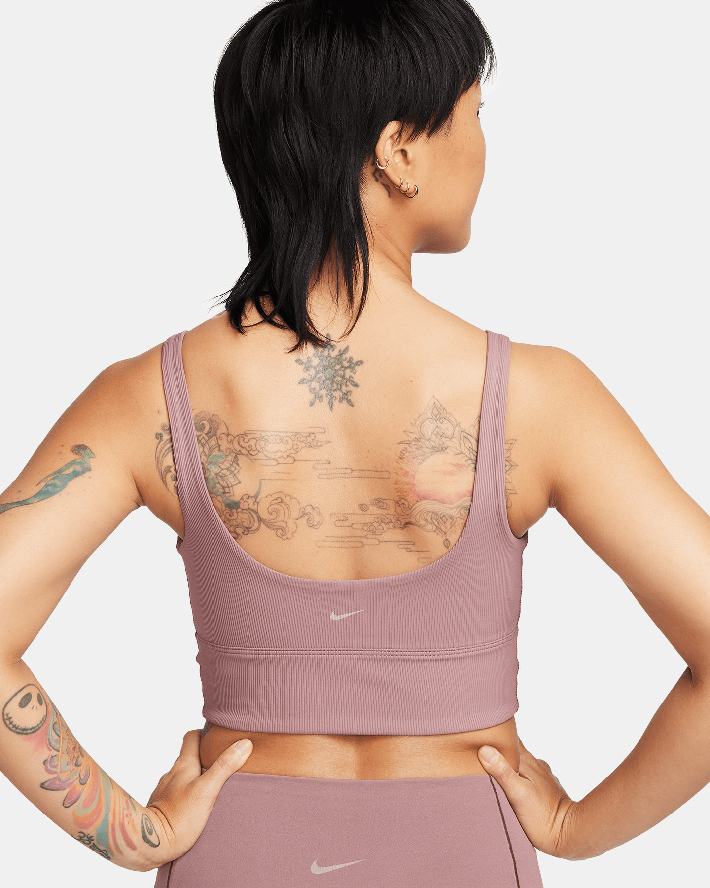 Bra training NIKE STRIPED W - Marrone - 1 | Cisalfa Sport