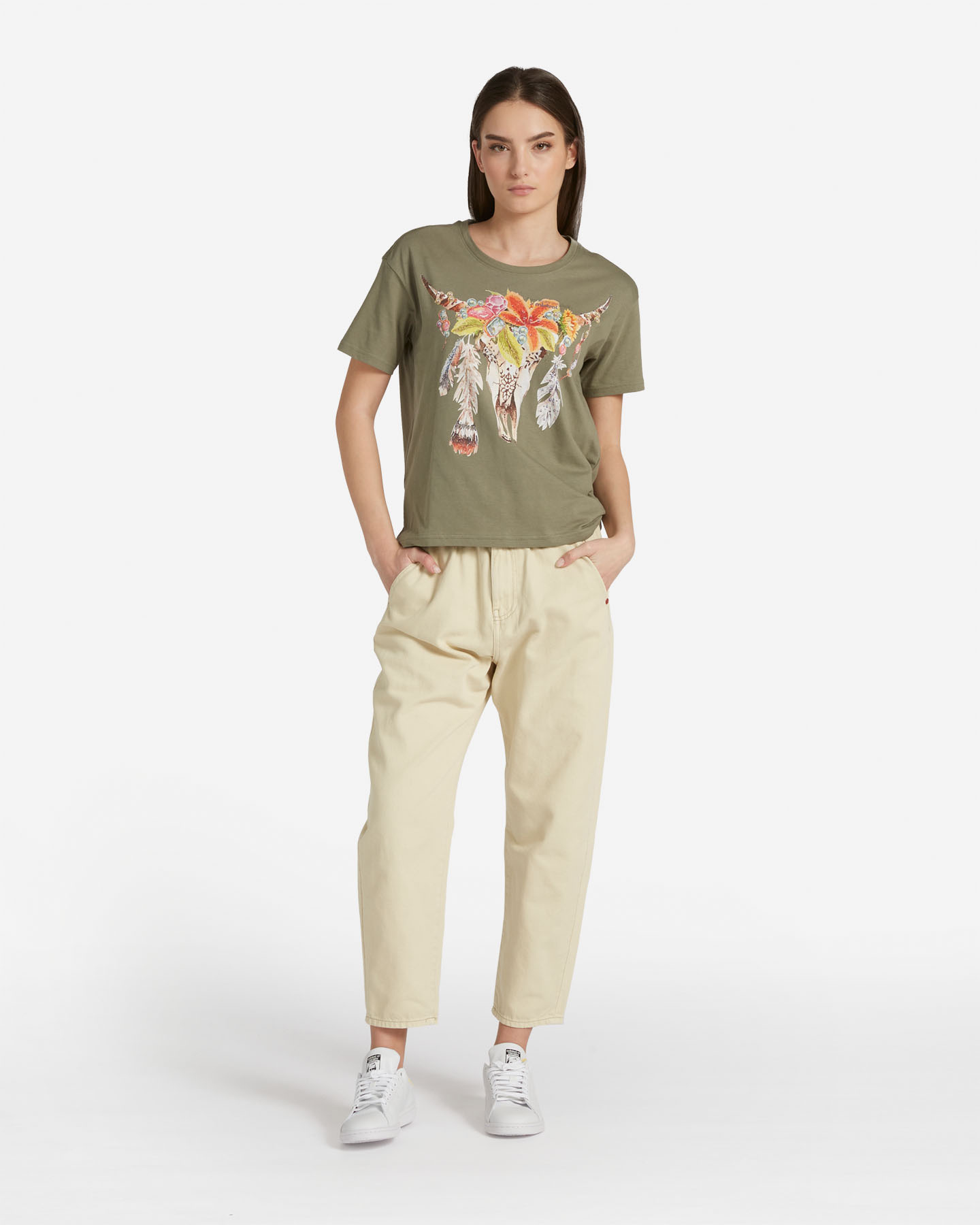 T-shirt MISTRAL ETNIC COLLECTION W - Verde - 1 | Cisalfa Sport