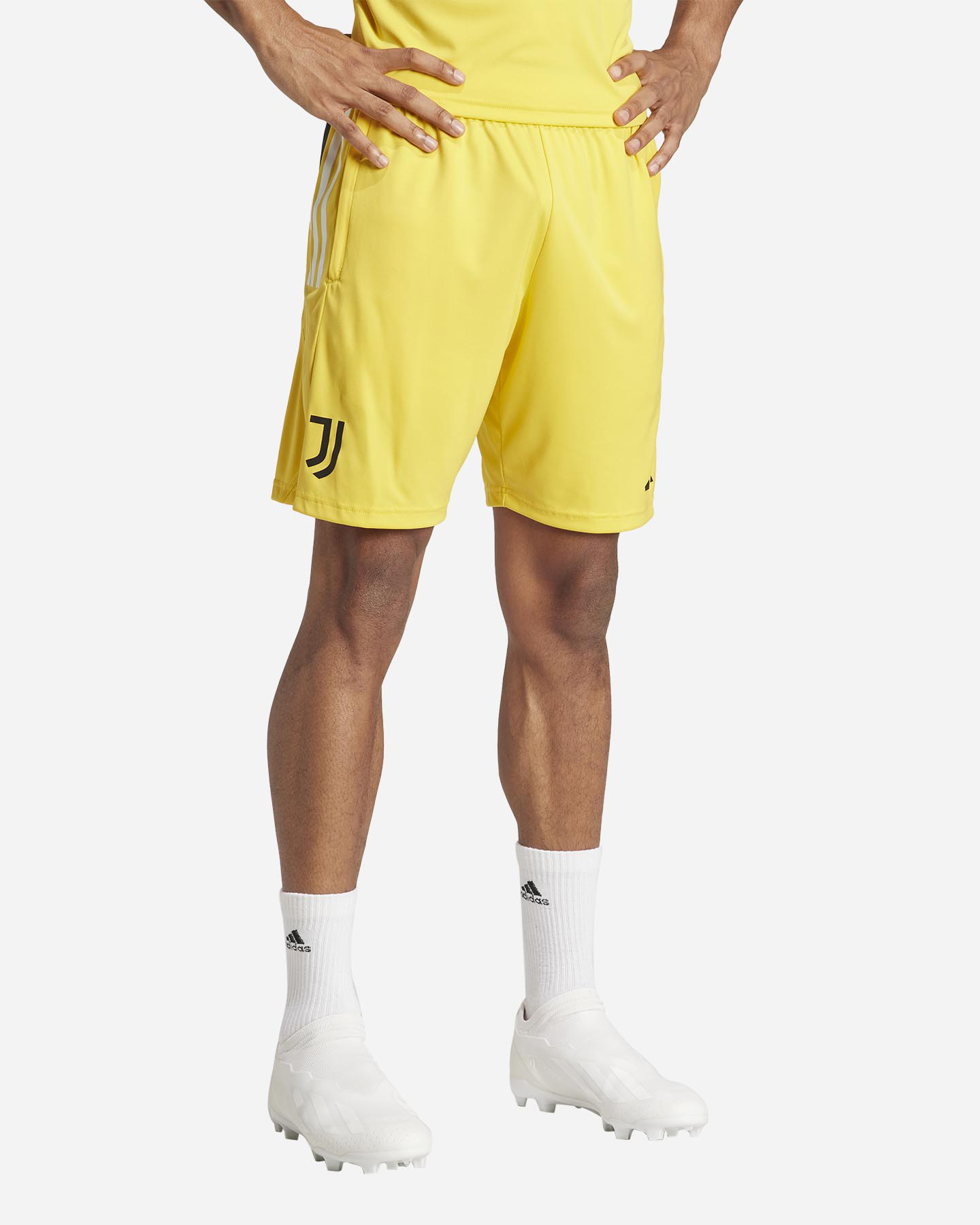 Pantaloncini calcio ufficiali ADIDAS JUVENTUS TRAINING 23-24 M - Giallo - 1 | Cisalfa Sport