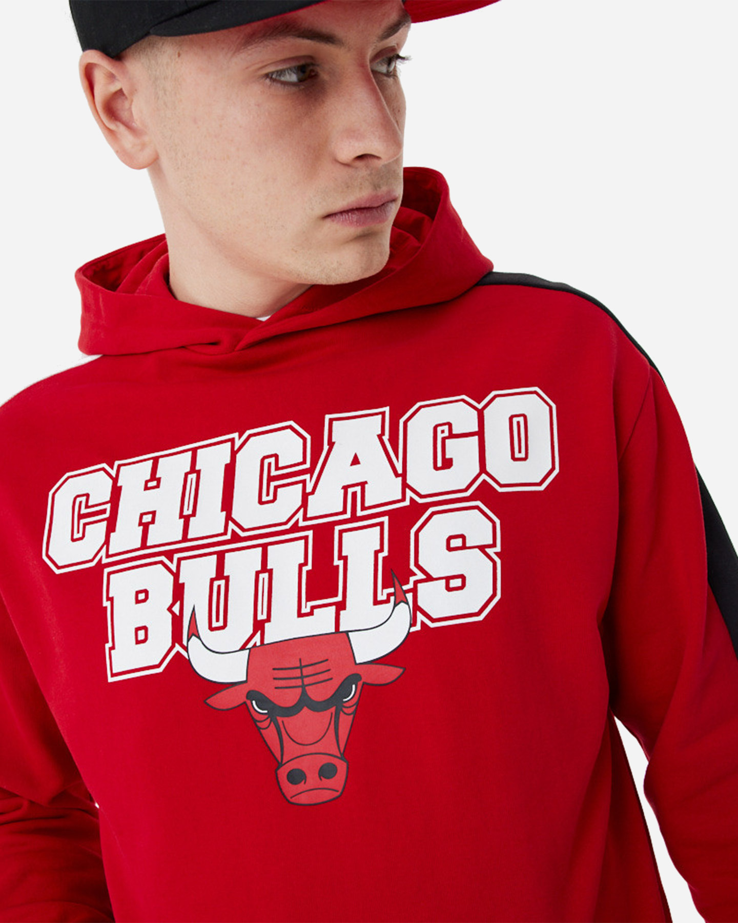 Felpa NEW ERA LARGE GRAPHIC CHICAGO BULLS M - Rosso - 2 | Cisalfa Sport