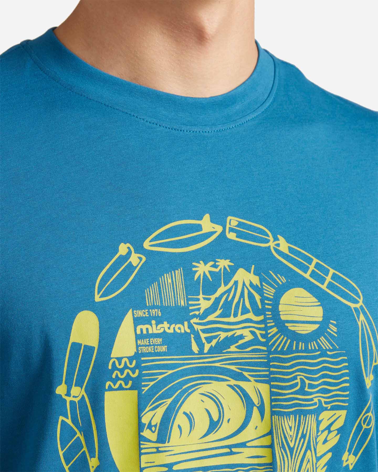 T-shirt MISTRAL CITY M - Blu - 4 | Cisalfa Sport
