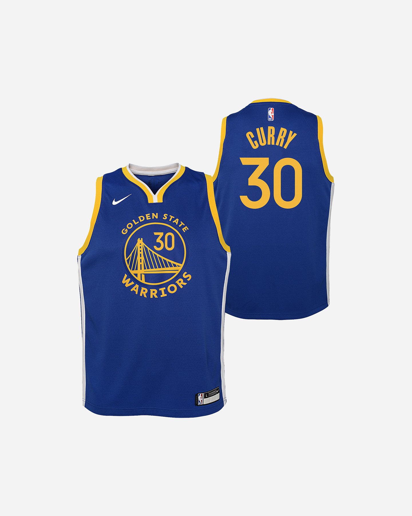 Canotta basket NIKE GOLDEN STATE WARRIORS CURRY JR - Blu - 2 | Cisalfa Sport