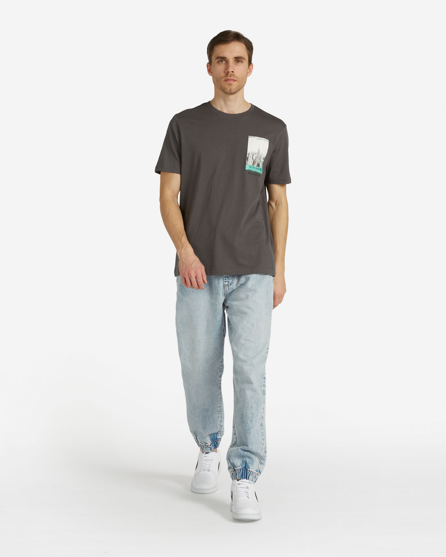 T-shirt DACK'S ESSENTIAL M - Grigio - 3 | Cisalfa Sport