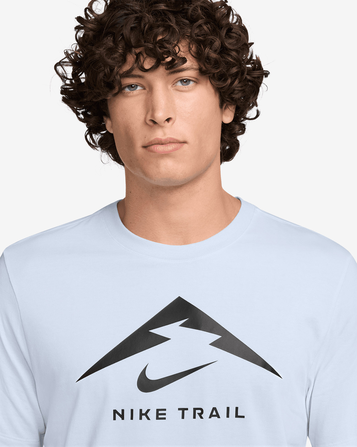 T-shirt running NIKE TRAIL DRI FIT M - Grigio - 2 | Cisalfa Sport