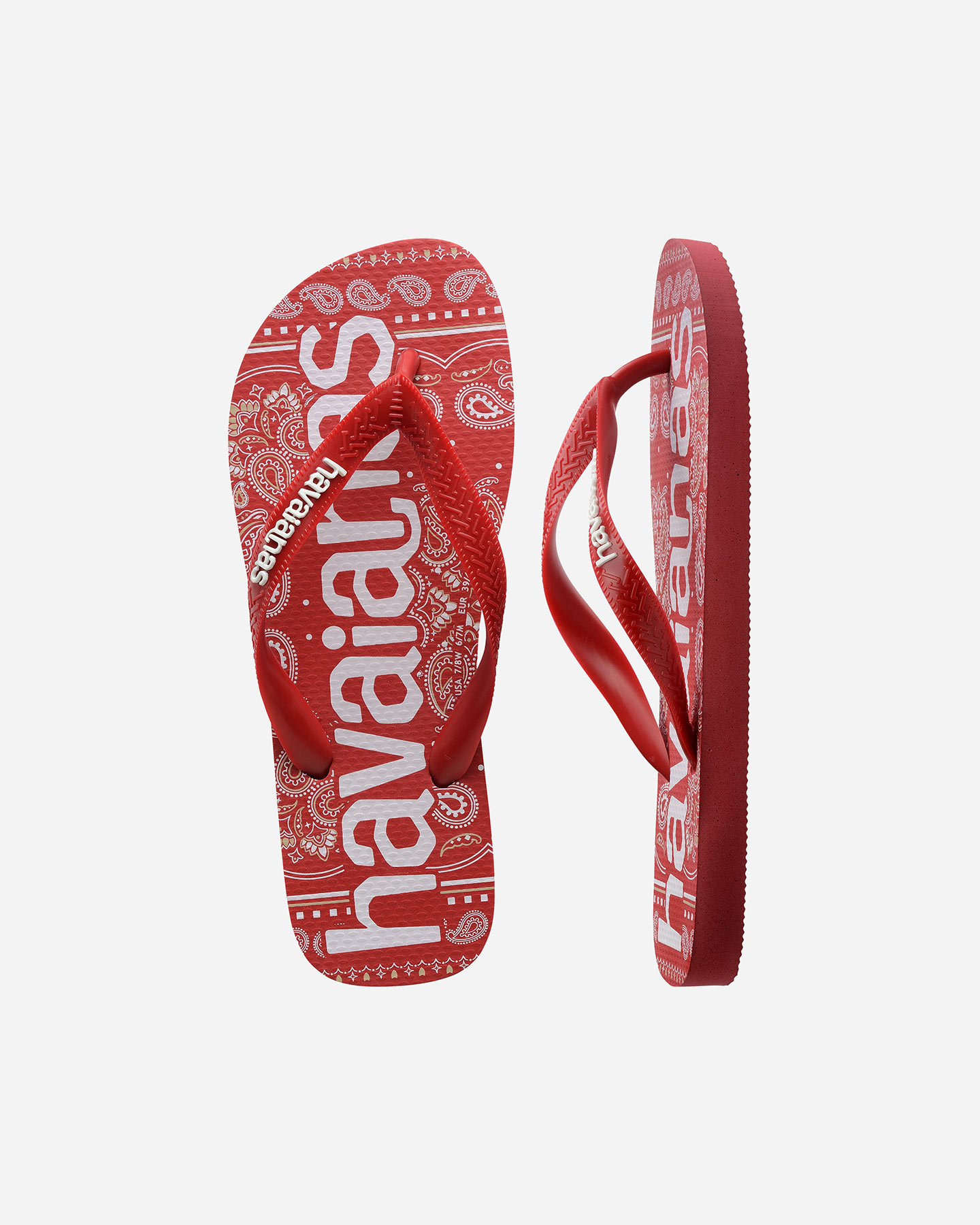 Infradito HAVAIANAS TOP LOGOMANIA FASHION M - Rosso - 2 | Cisalfa Sport
