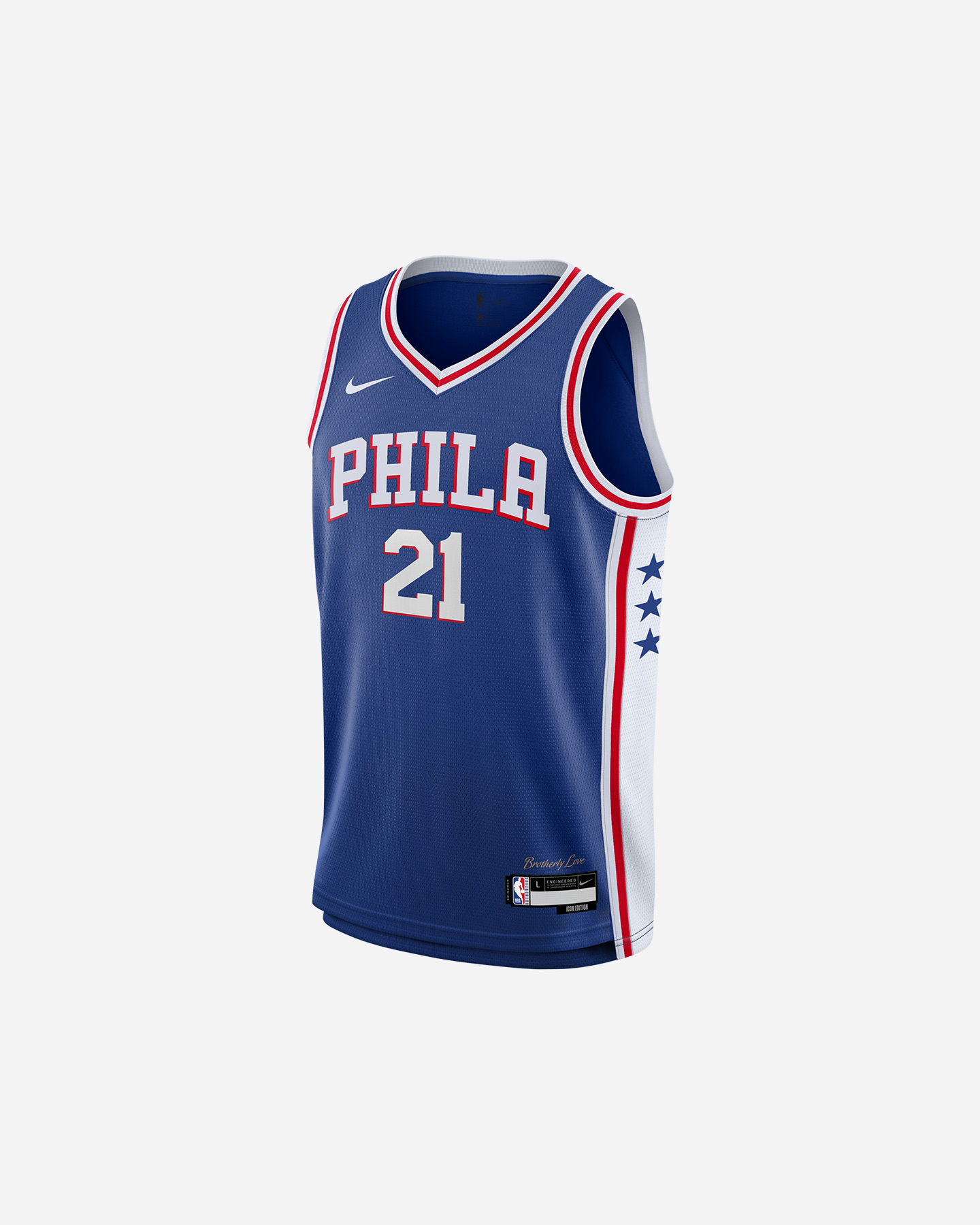 Canotta basket NIKE PHILADELPHIA 76E EMBIID JR - Blu - 0 | Cisalfa Sport