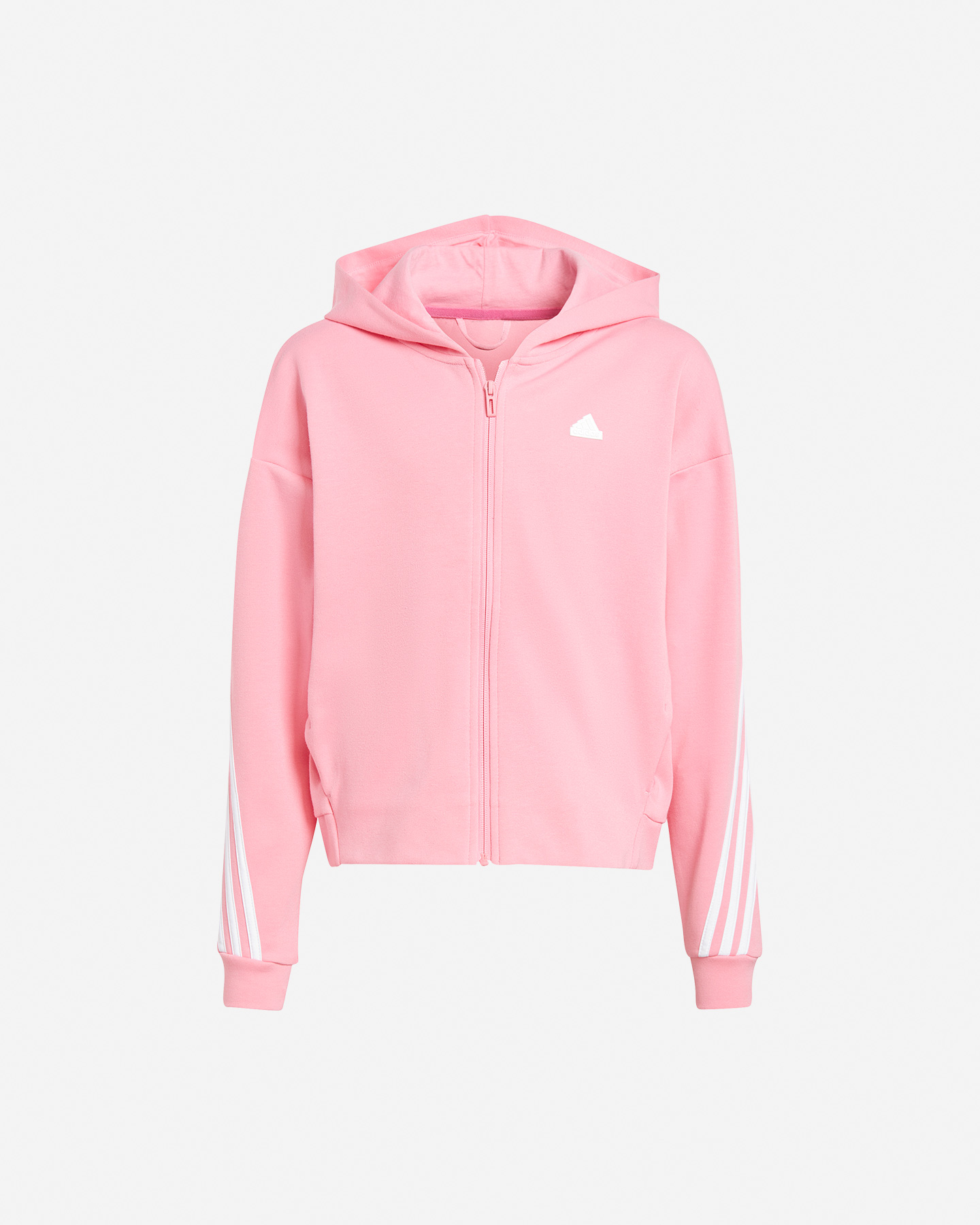 Felpa ADIDAS 3 STRIPES ICONS JR - Rosa - 0 | Cisalfa Sport