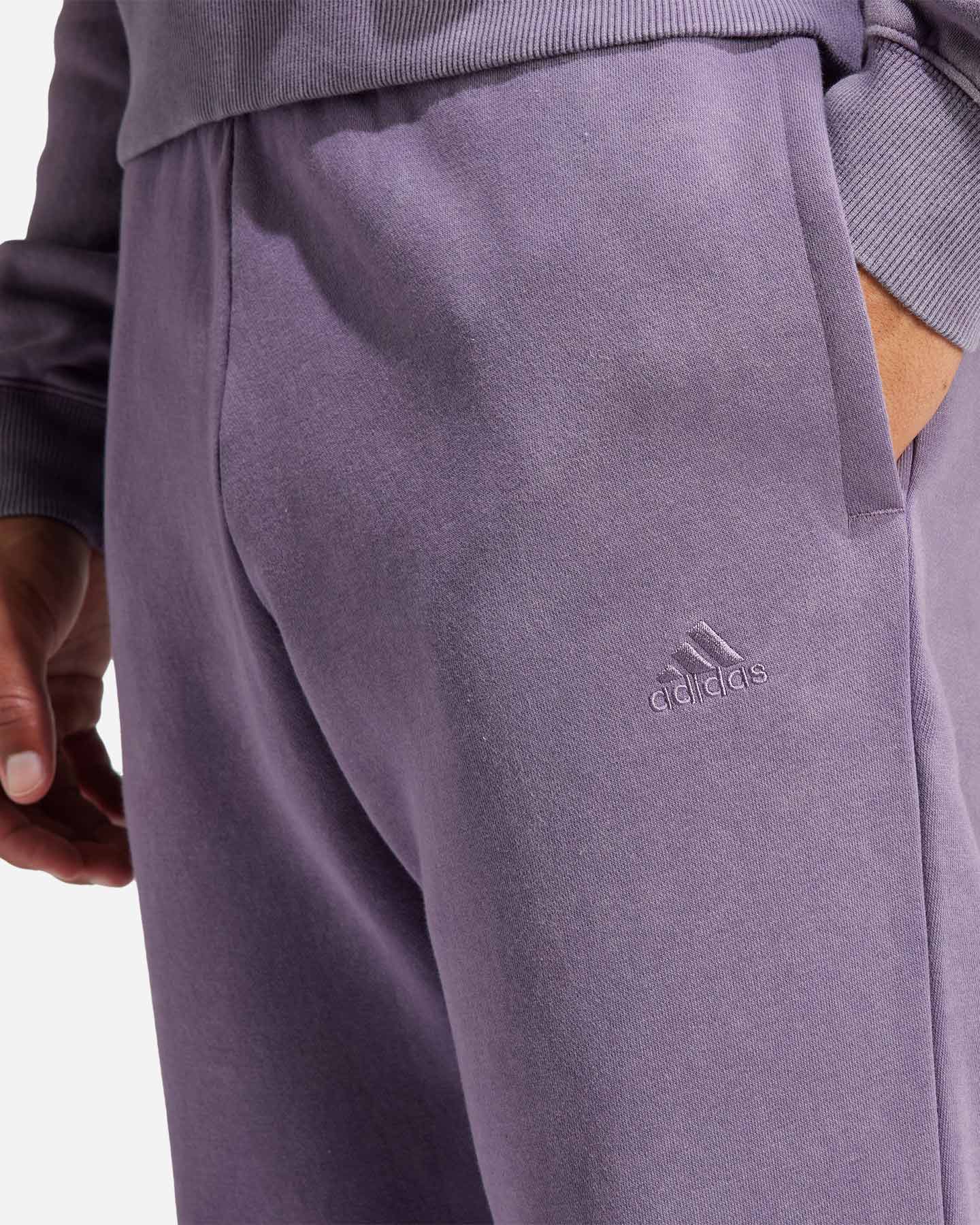 Pantalone ADIDAS ALL SZN WASHED M - Viola - 4 | Cisalfa Sport