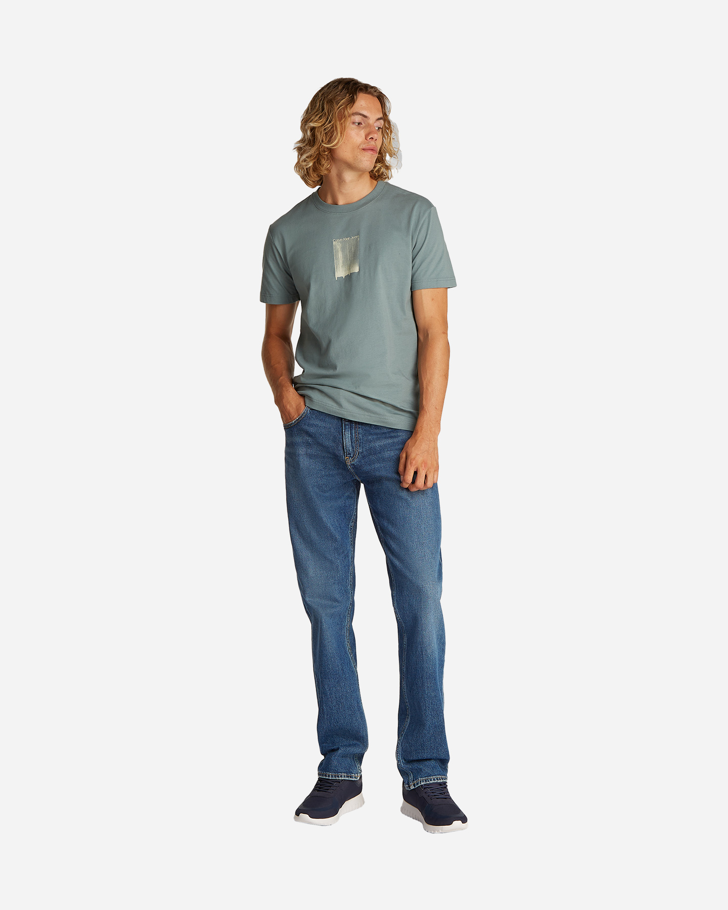 Jeans CALVIN KLEIN JEANS SLIM STRAIGHT M - Denim - 3 | Cisalfa Sport