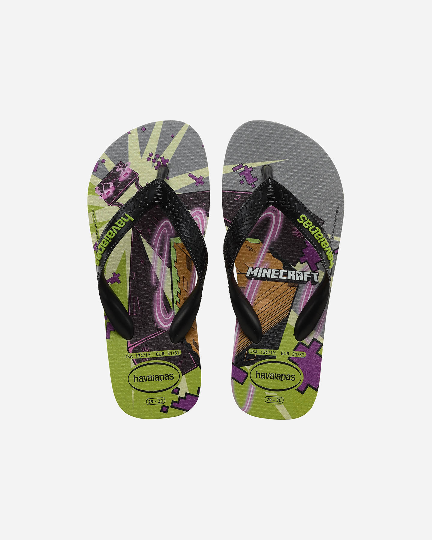 Infradito HAVAIANAS KIDS MINECRAFT JR - Verde - 0 | Cisalfa Sport