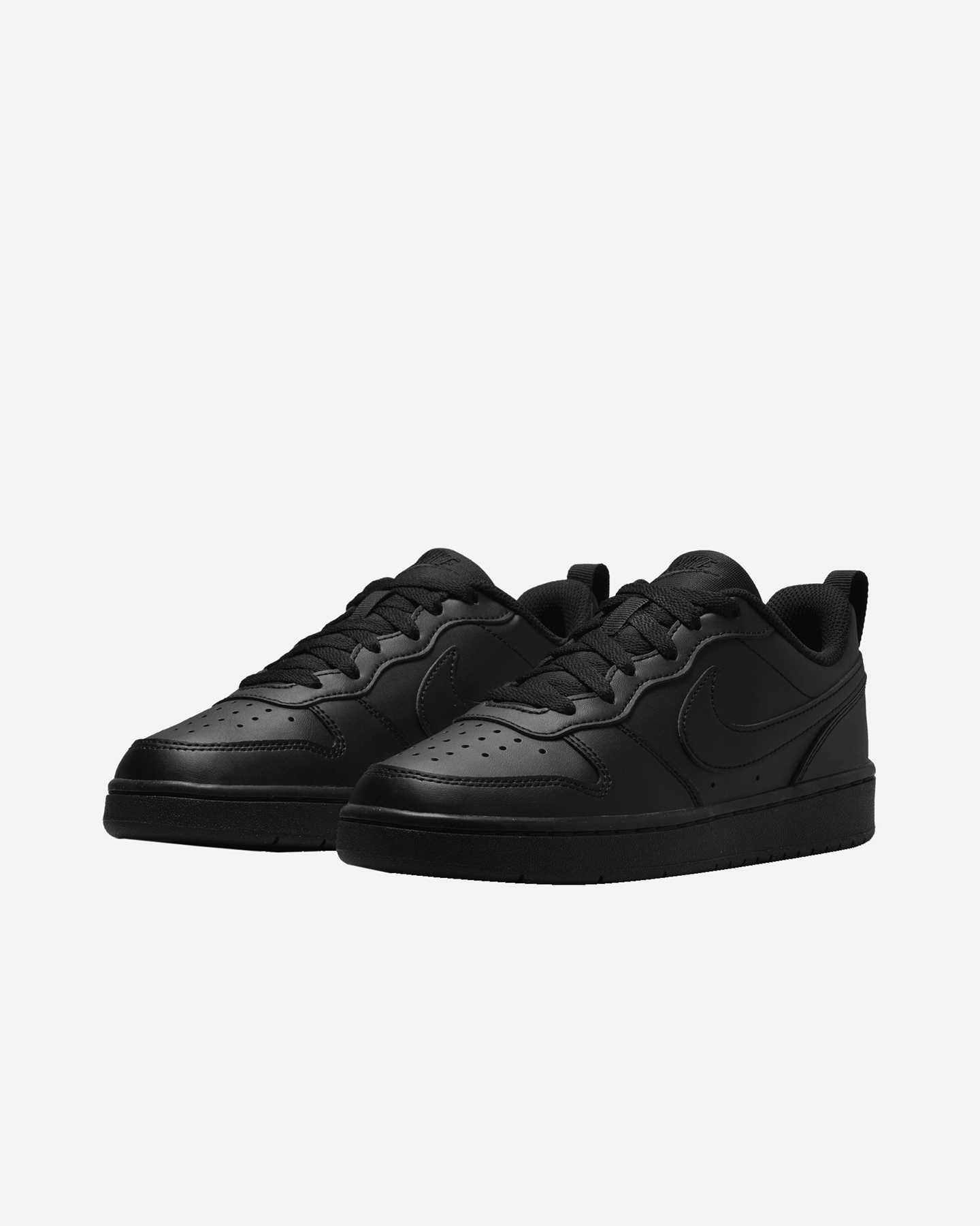 Scarpe sneakers NIKE COURT BOROUGH LOW RECRAFT GS JR - Nero - 1 | Cisalfa Sport