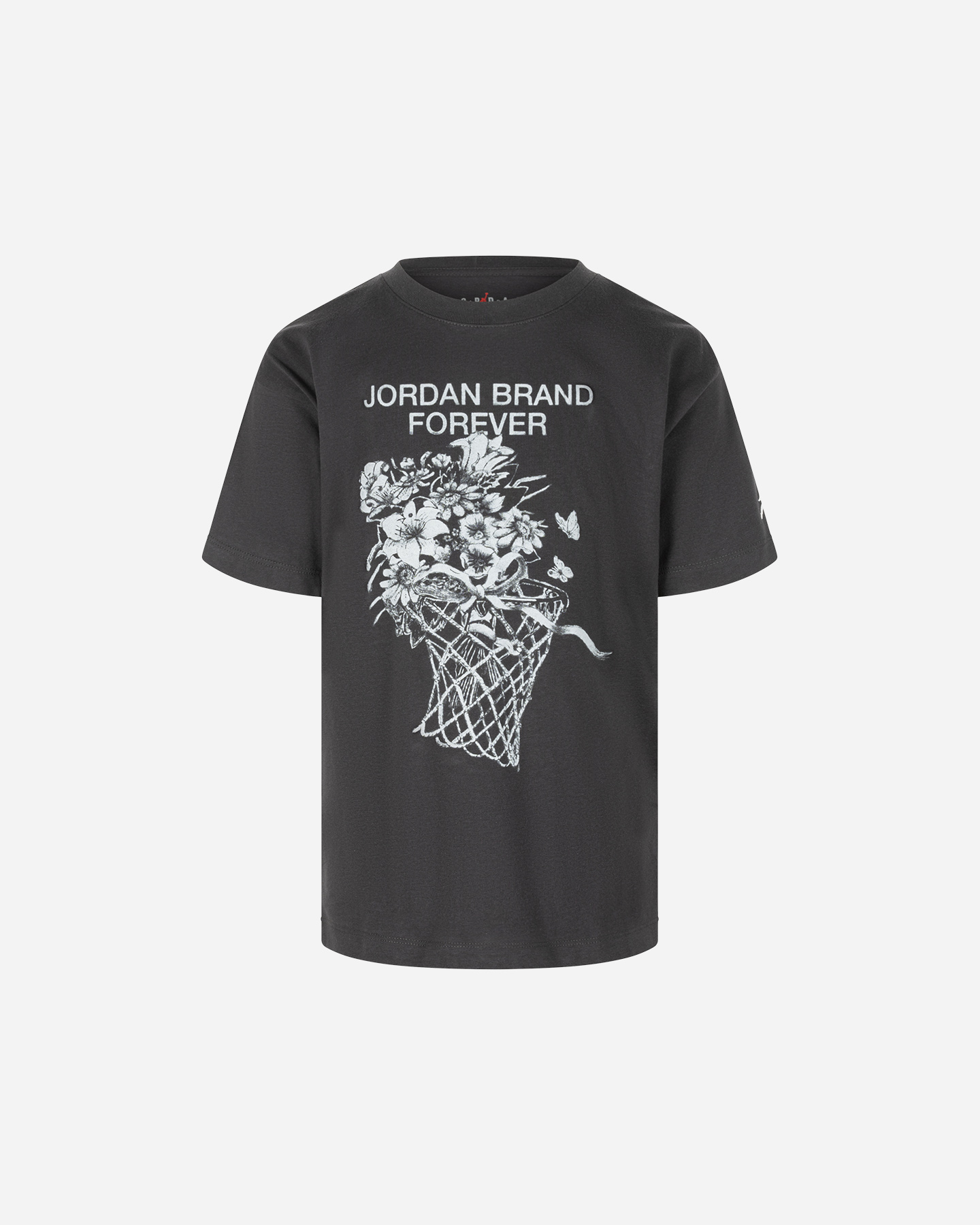 T-shirt NIKE JORDAN BASKET FLOWER JR - Grigio - 0 | Cisalfa Sport