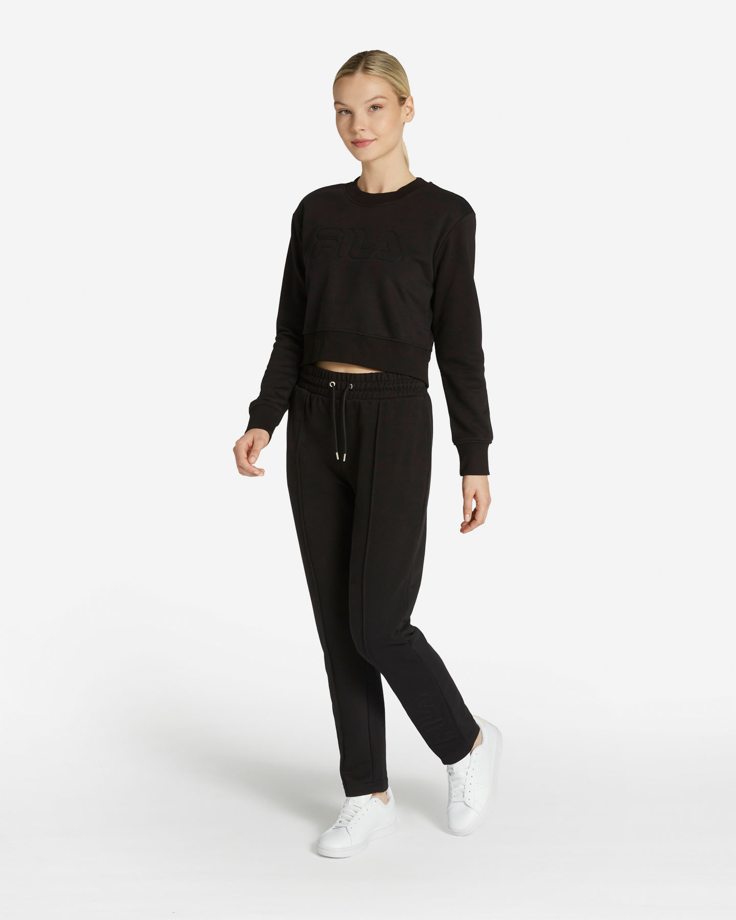 Felpa FILA GLAM ROCK ESSENTIAL W - Nero - 1 | Cisalfa Sport