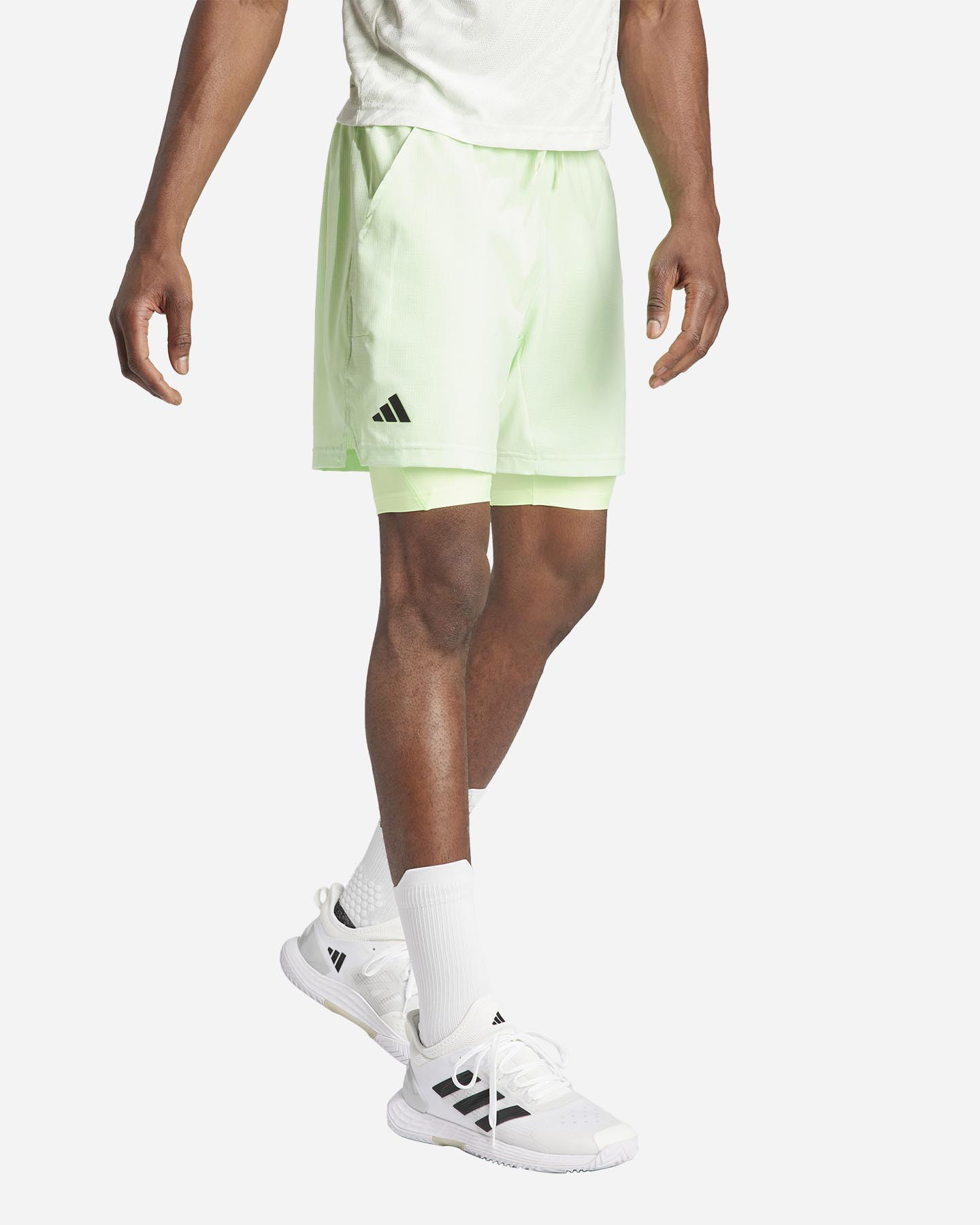 Pantaloncini tennis ADIDAS AO23 AUGER M - Verde - 3 | Cisalfa Sport