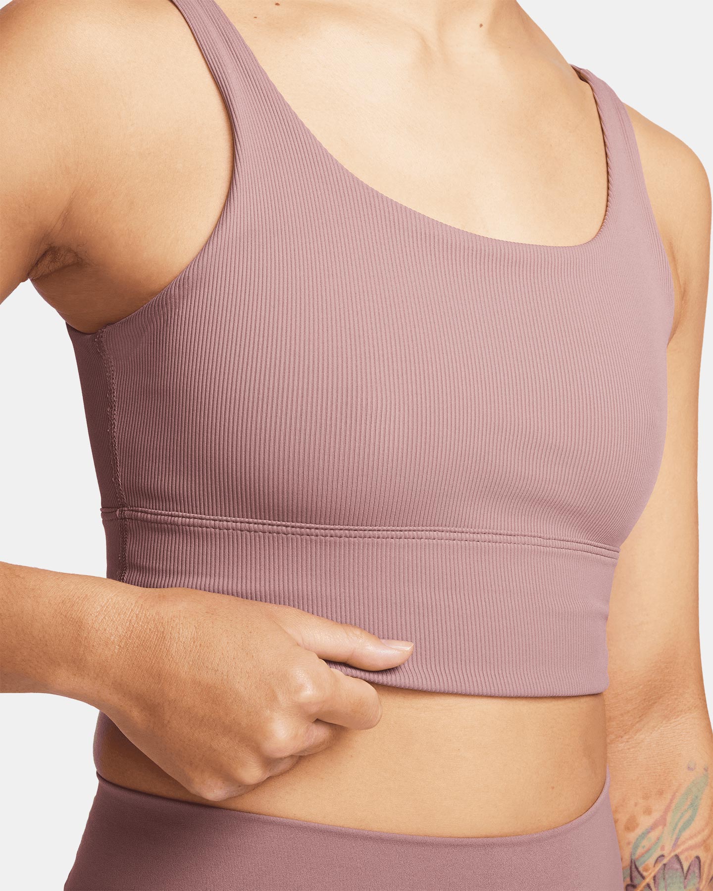 Bra training NIKE STRIPED W - Marrone - 2 | Cisalfa Sport