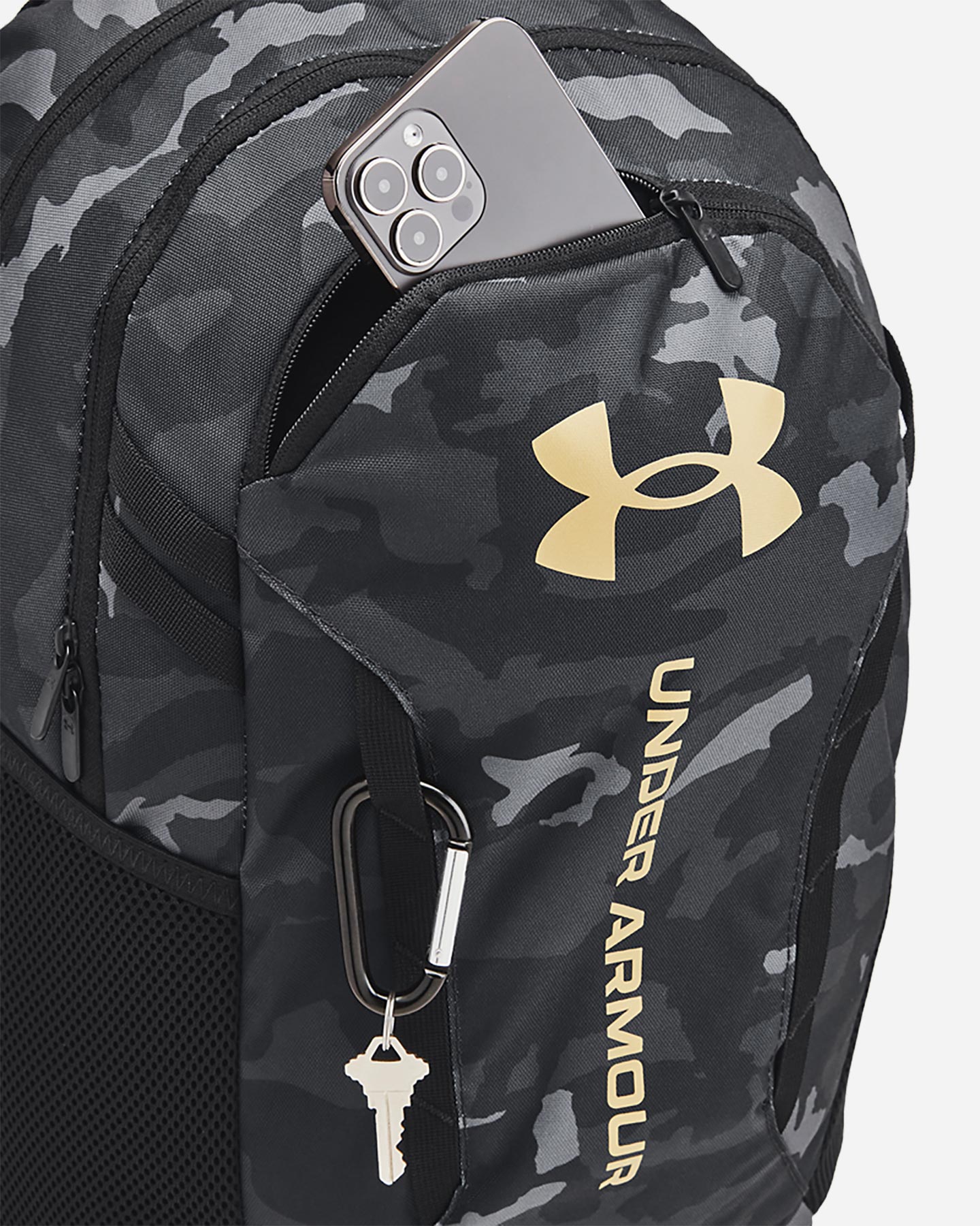 Zaino UNDER ARMOUR HUSTLE 6.0 M - Nero - 4 | Cisalfa Sport