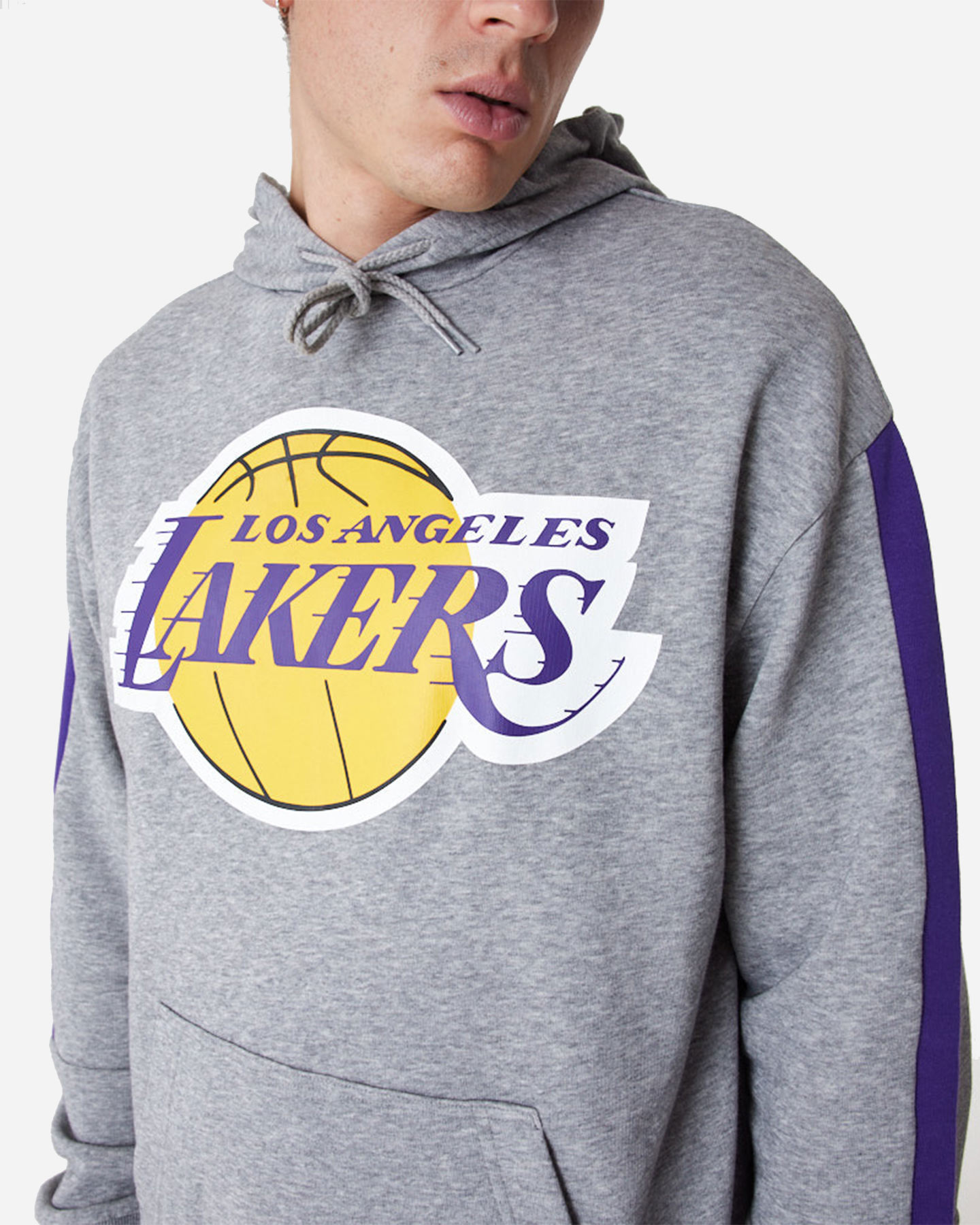 Felpa NEW ERA LOS ANGELES LAKERS M - Grigio - 2 | Cisalfa Sport