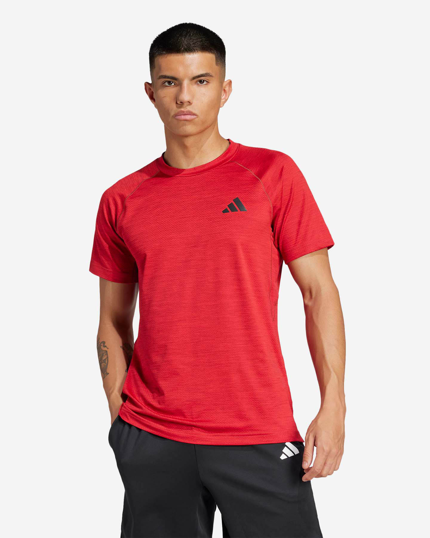 T-shirt training ADIDAS GYM+ M - Rosso - 1 | Cisalfa Sport