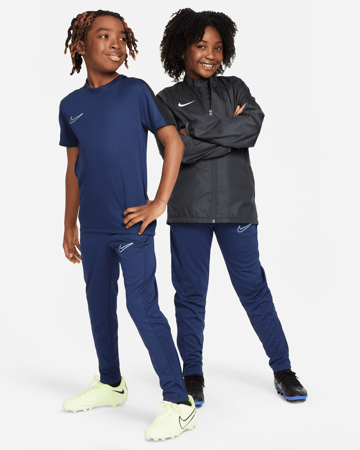 Maglia calcio NIKE ACADEMY 23 JR - Blu Navy - 3 | Cisalfa Sport
