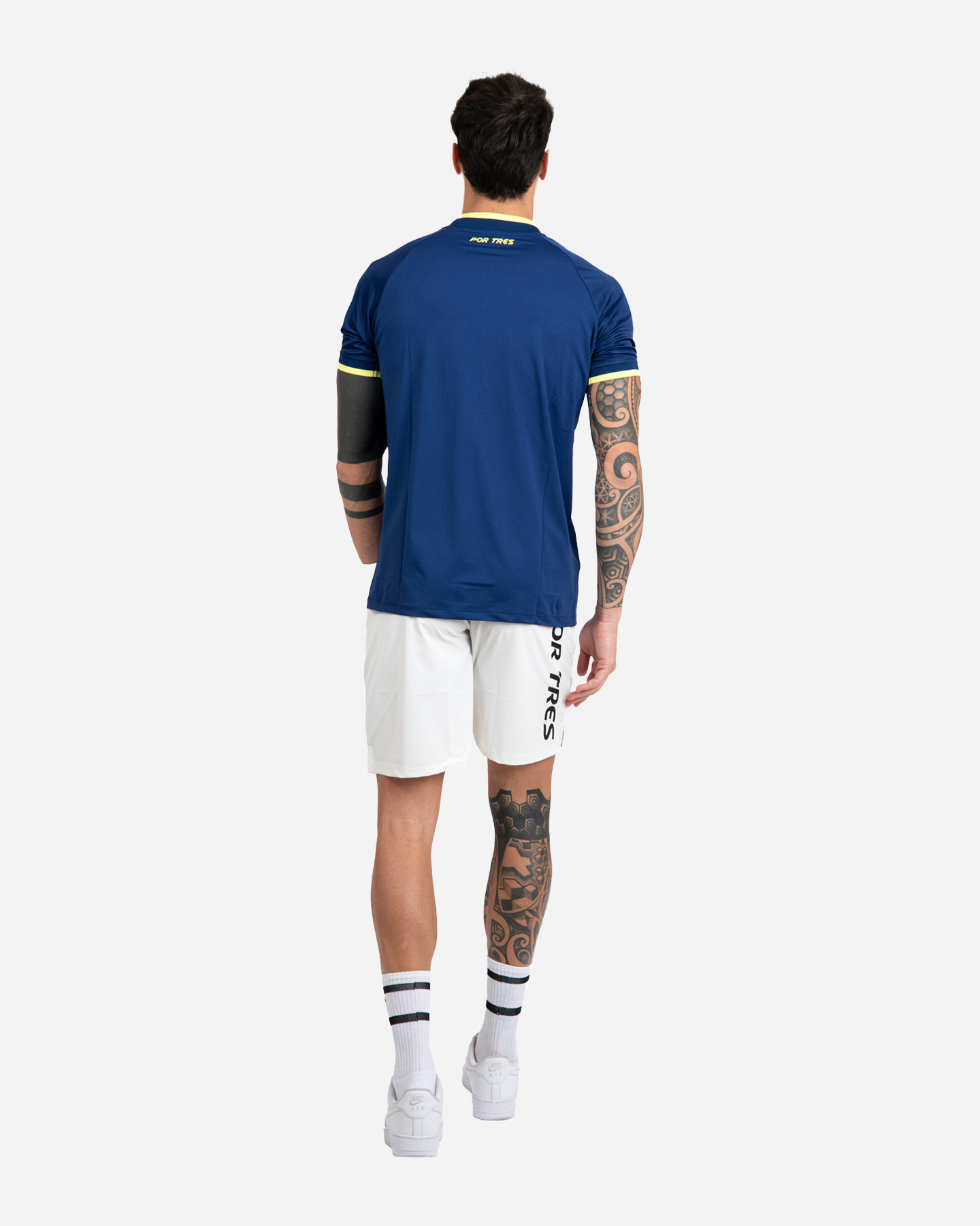 Polo tennis X3 POR TRES MANCHESTER M - Blu - 3 | Cisalfa Sport