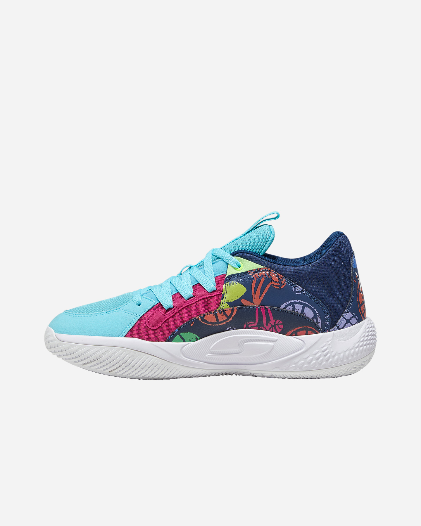 Scarpe basket PUMA COURT RIDER CHAOS FRESH M - Blu - 4 | Cisalfa Sport