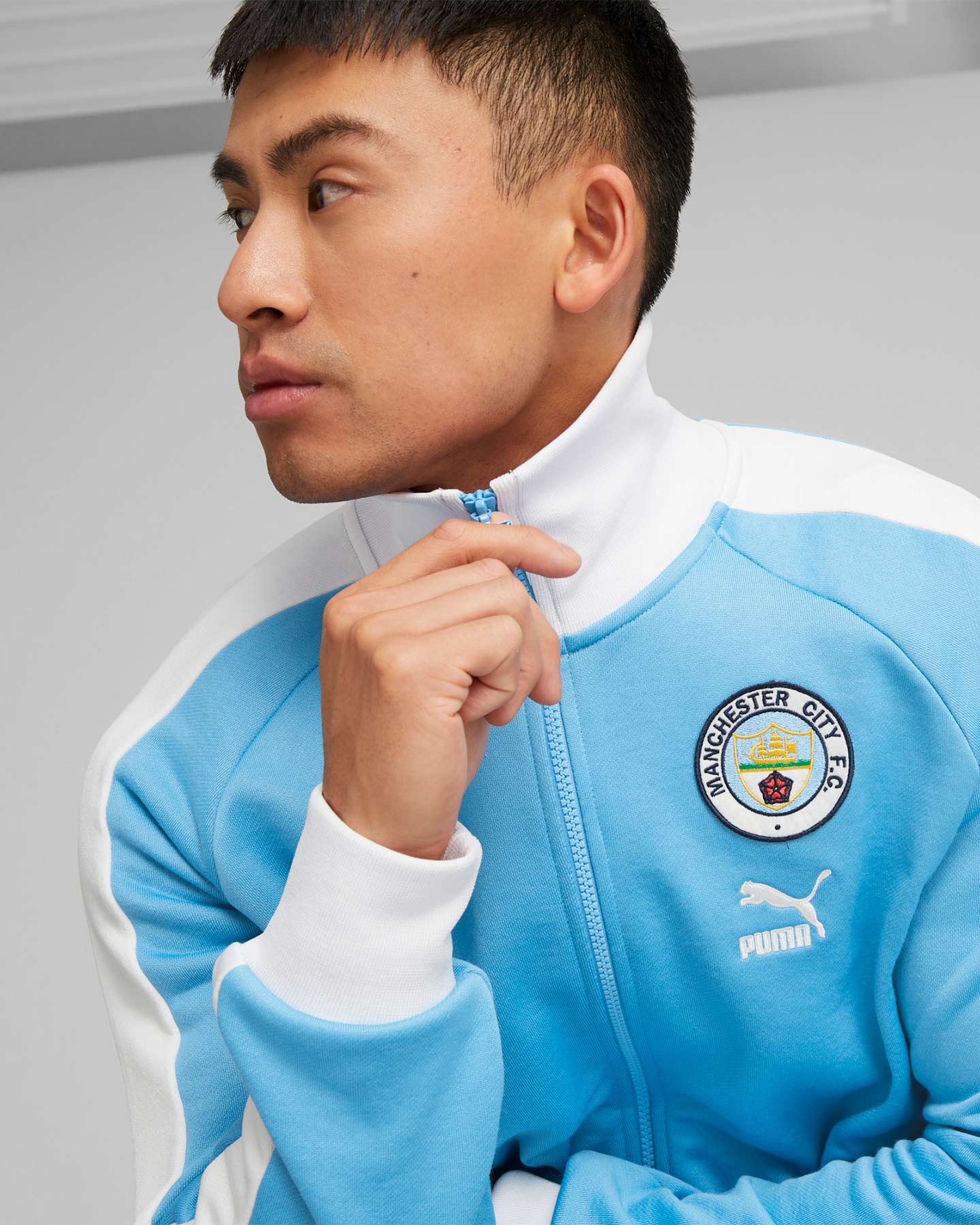 Abbigliamento calcio ufficiale PUMA MANCHESTER CITY T7 M - Azzurro - 4 | Cisalfa Sport