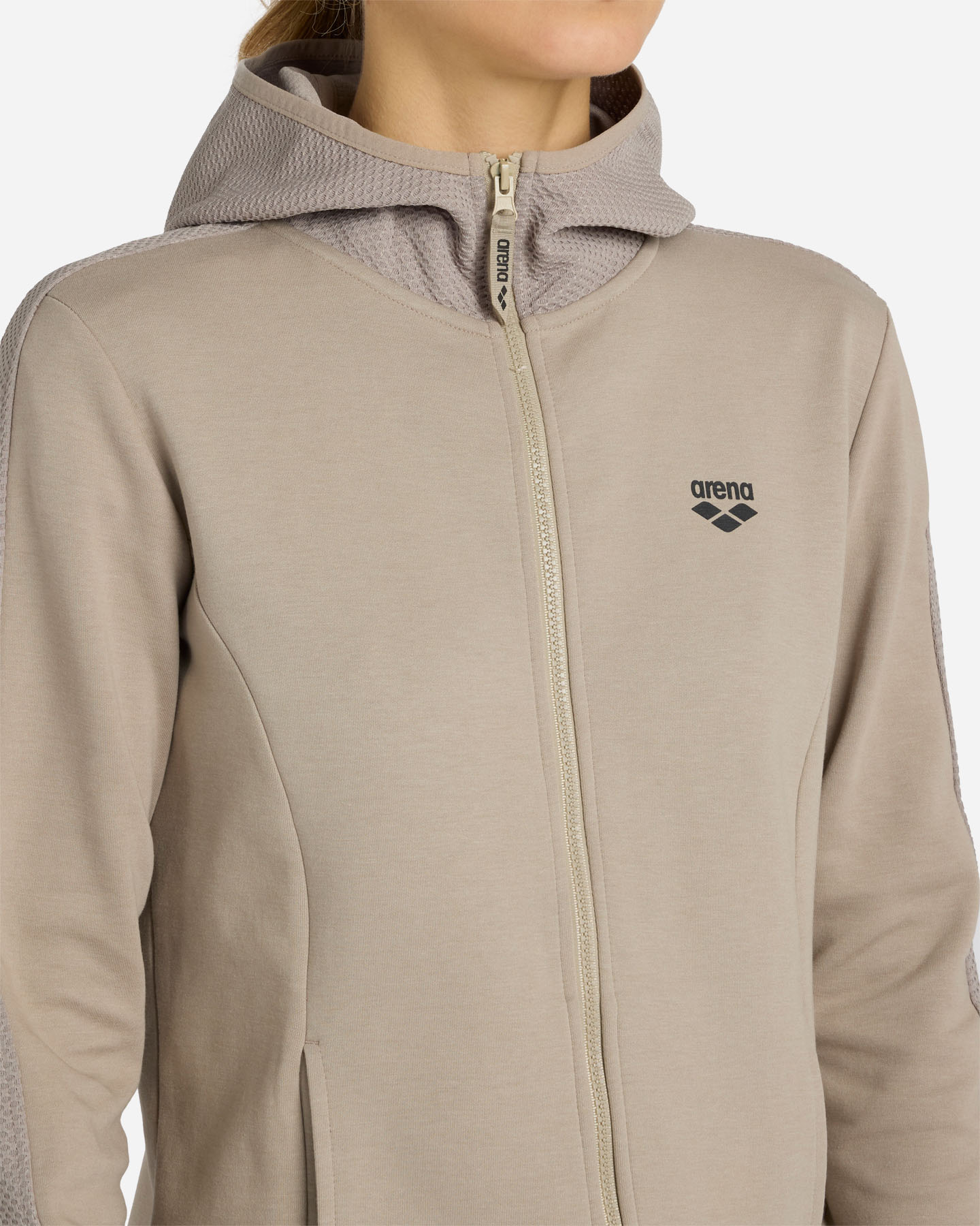 Felpa ARENA ATHLETIC PROGRESS W - Beige - 5 | Cisalfa Sport