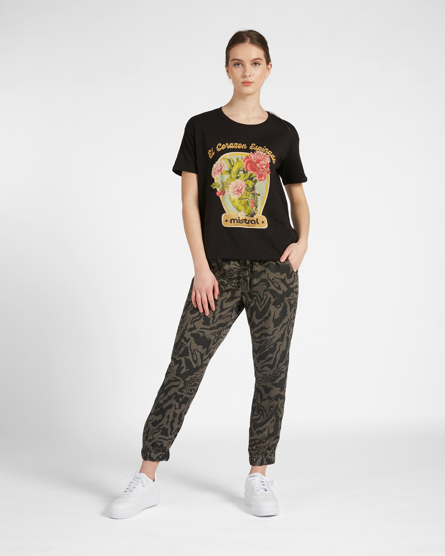 T-shirt MISTRAL EL CORAZON W - Nero - 1 | Cisalfa Sport