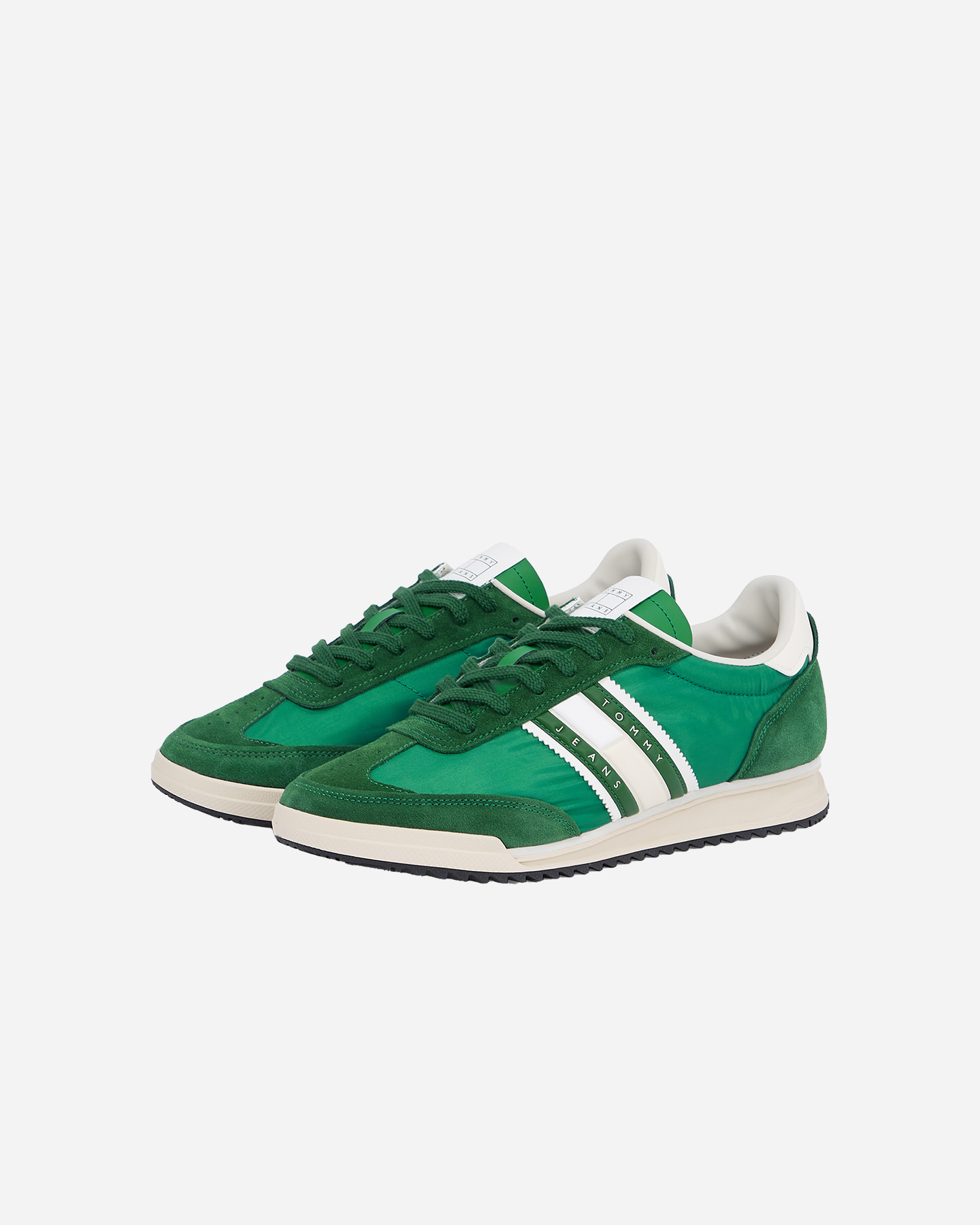 Scarpe sneakers TOMMY HILFIGER RETRO RUNNER CLEATED M - Verde - 1 | Cisalfa Sport