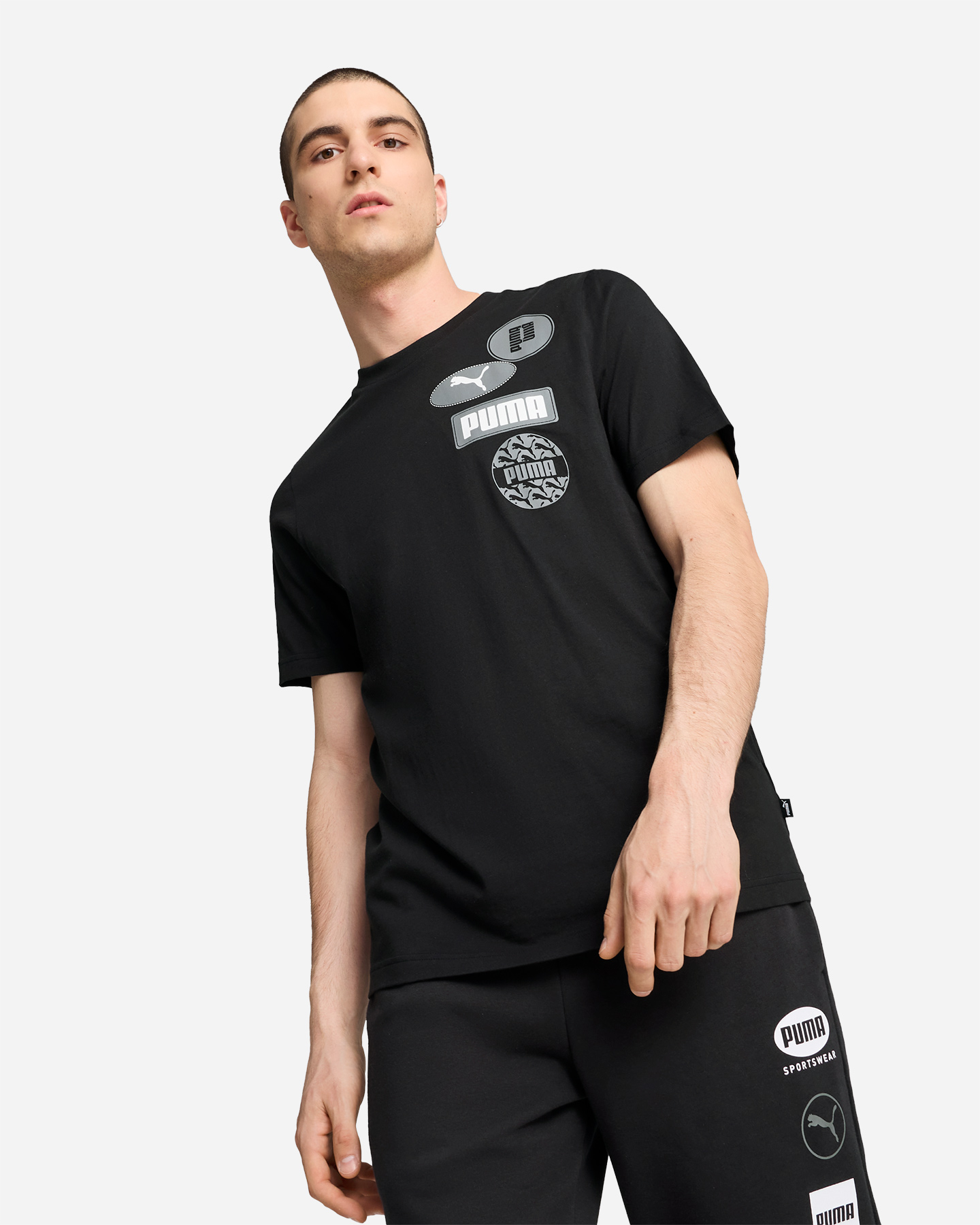 T-shirt PUMA GFX LOGO LAB M - Nero - 2 | Cisalfa Sport