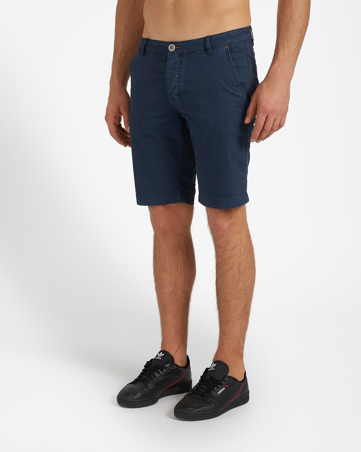 Bermuda COTTON BELT CHINO SLIM M - Blu - 2 | Cisalfa Sport