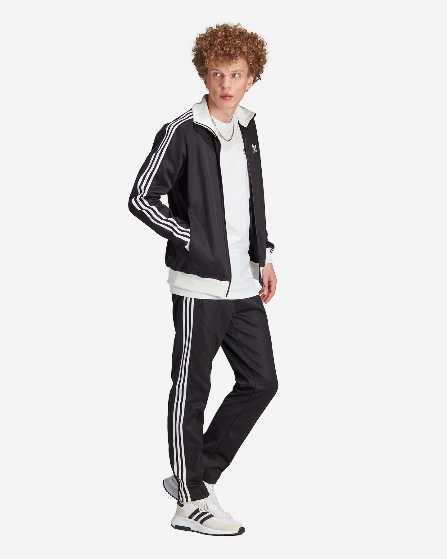 Felpa ADIDAS BECKENBAUER M - Nero - 3 | Cisalfa Sport
