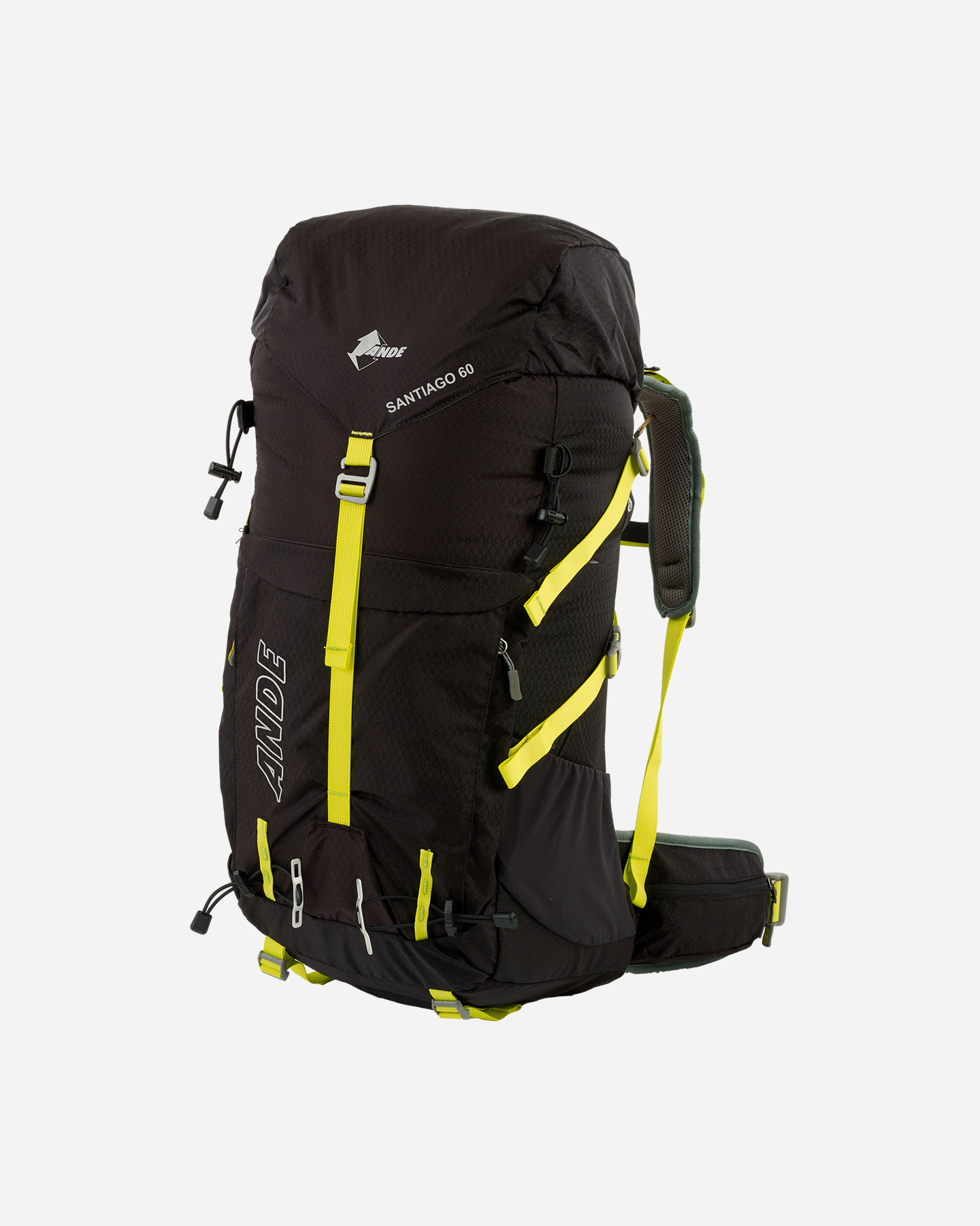 Zaino trekking ANDE SANTIAGO 2.0 60 LT - Nero - 0 | Cisalfa Sport