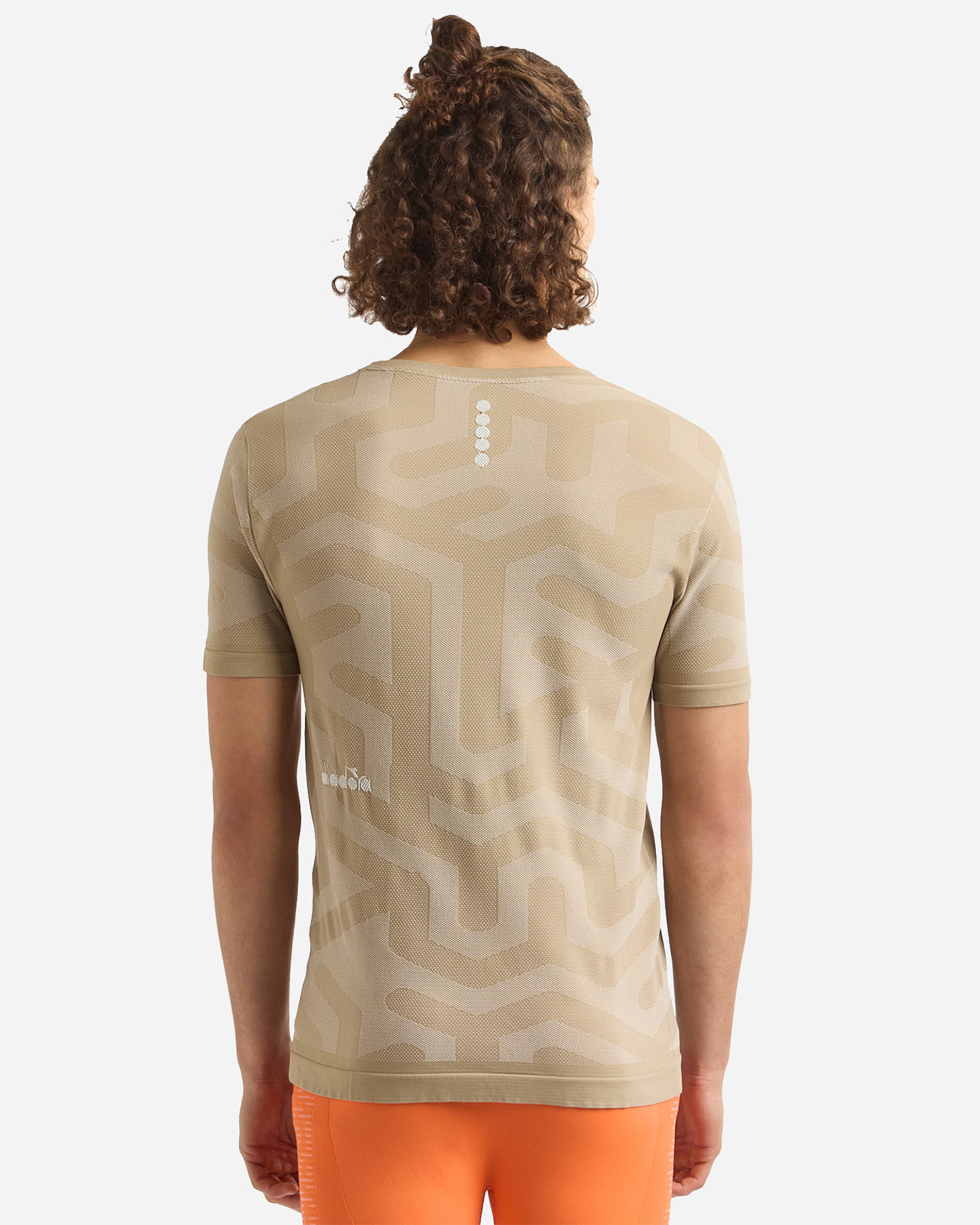 T-shirt running DIADORA STRATOUNO SKIN FRIENDLY M - Beige - 2 | Cisalfa Sport