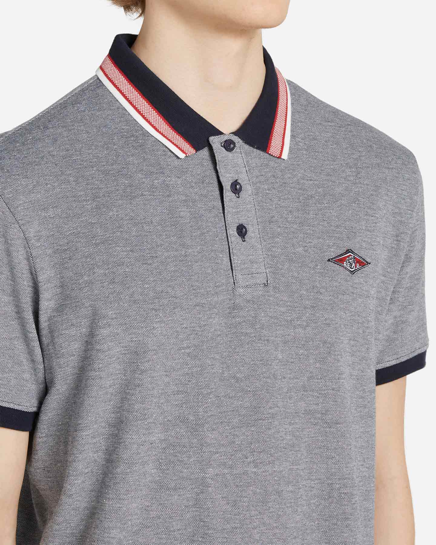 Polo BEAR ICONIC SMALL LOGO M - Blu - 4 | Cisalfa Sport