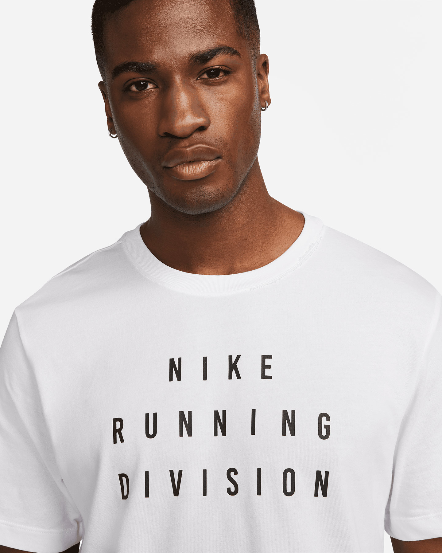 T-shirt running NIKE DRI FIT RUN DVN M - Bianco - 2 | Cisalfa Sport