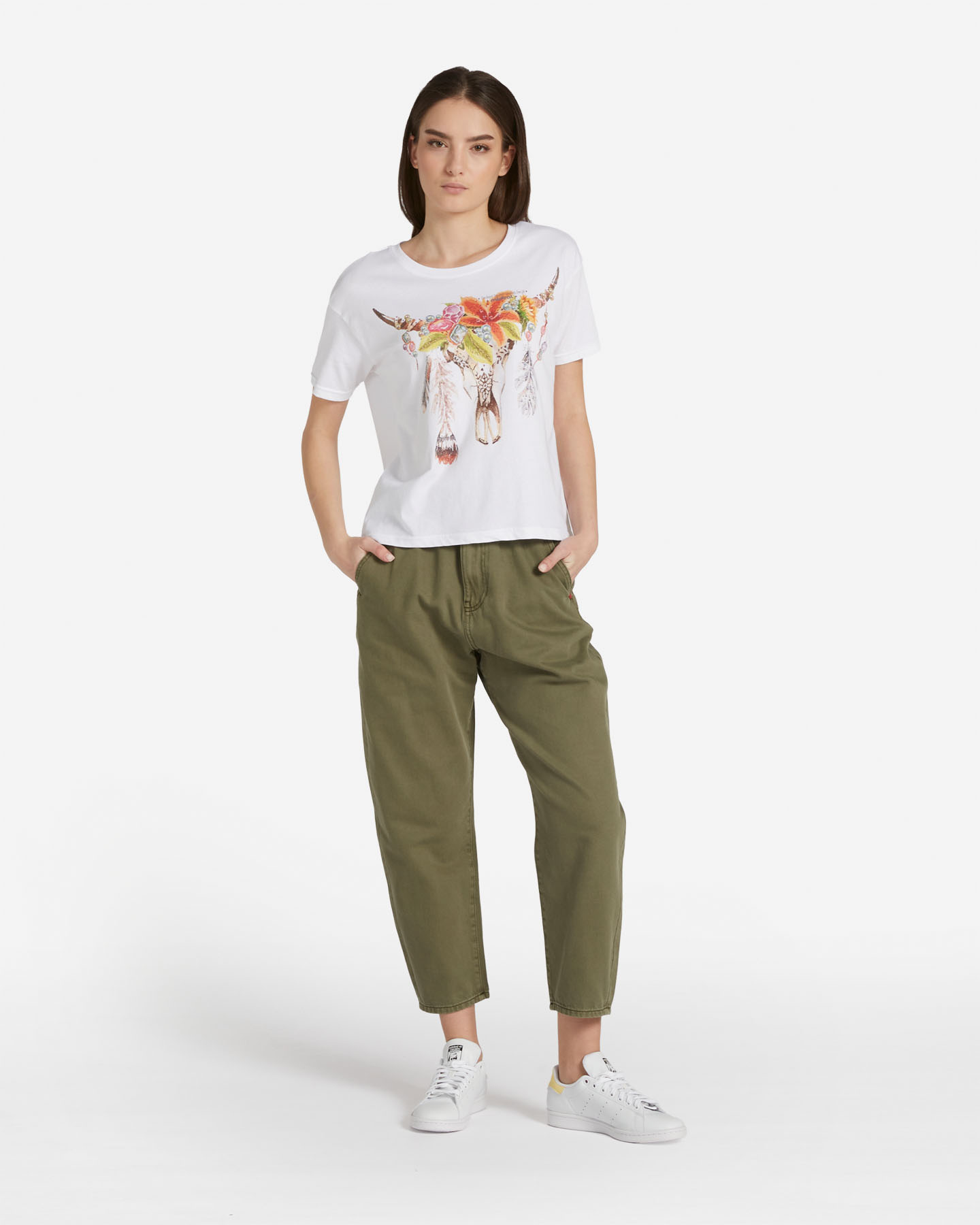 T-shirt MISTRAL ETNIC COLLECTION W - Bianco - 1 | Cisalfa Sport