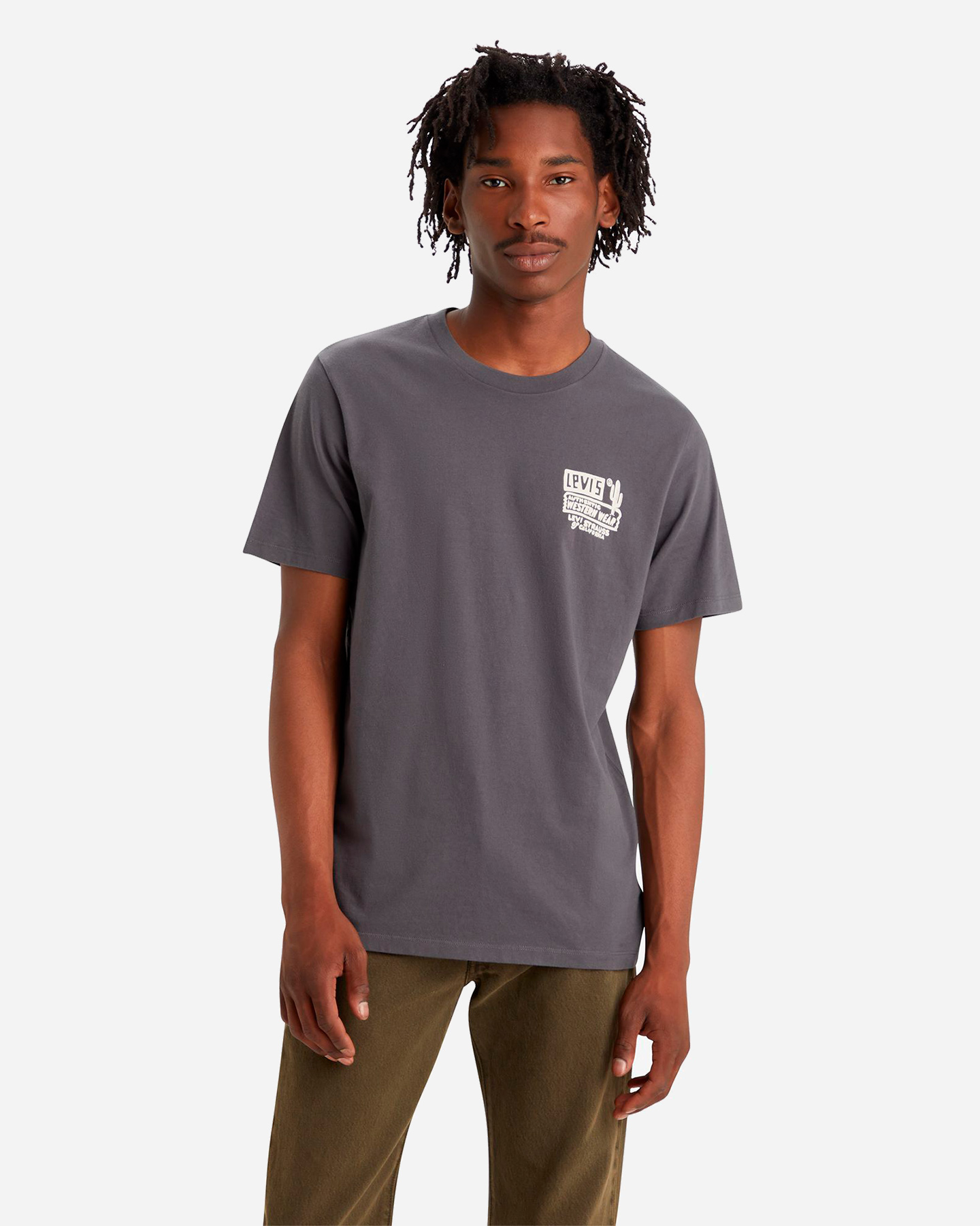 T-shirt LEVI'S BACK LOGO CACTUS M - Grigio - 2 | Cisalfa Sport