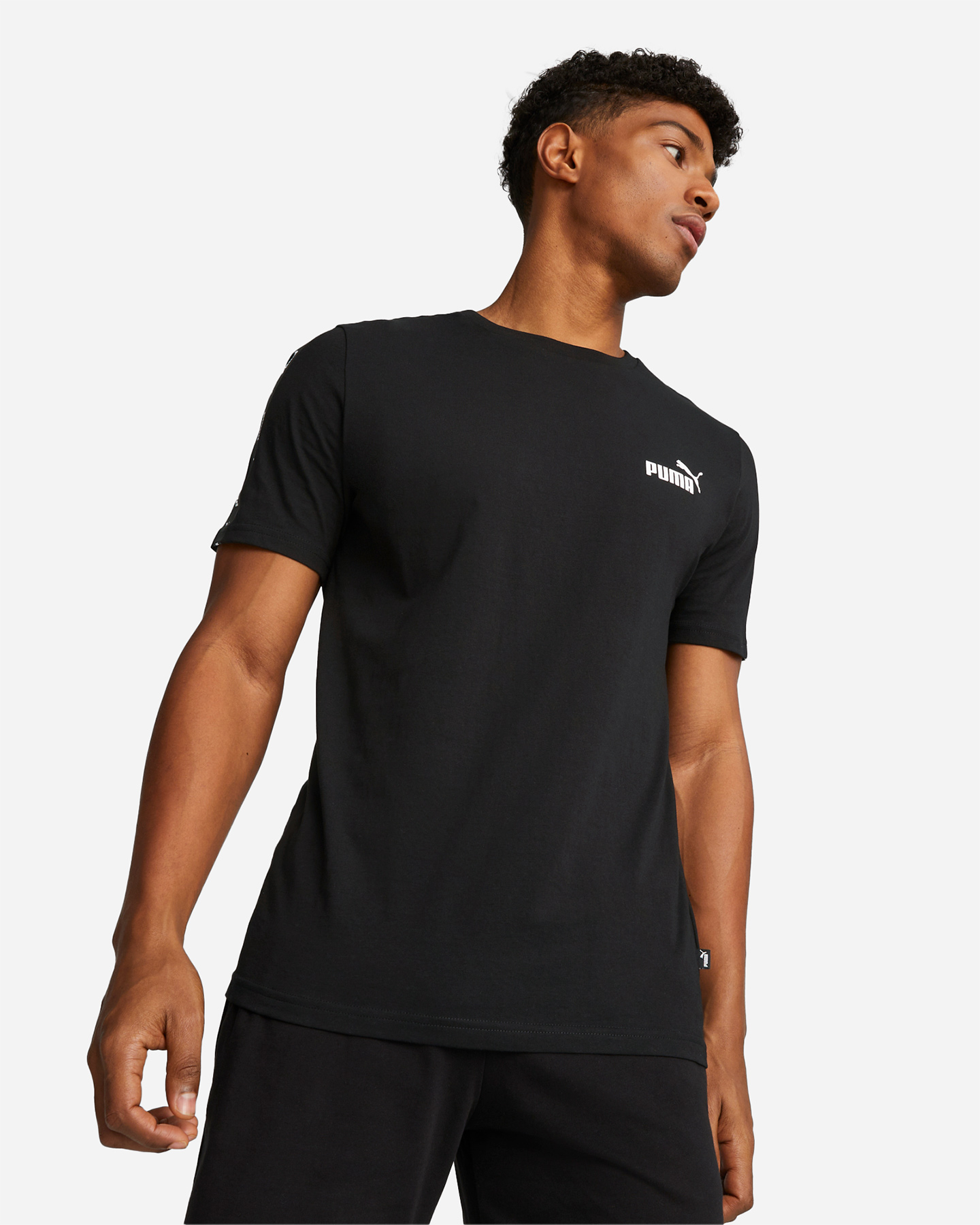 T-shirt PUMA ESSENTIAL TAPE M - Nero - 2 | Cisalfa Sport
