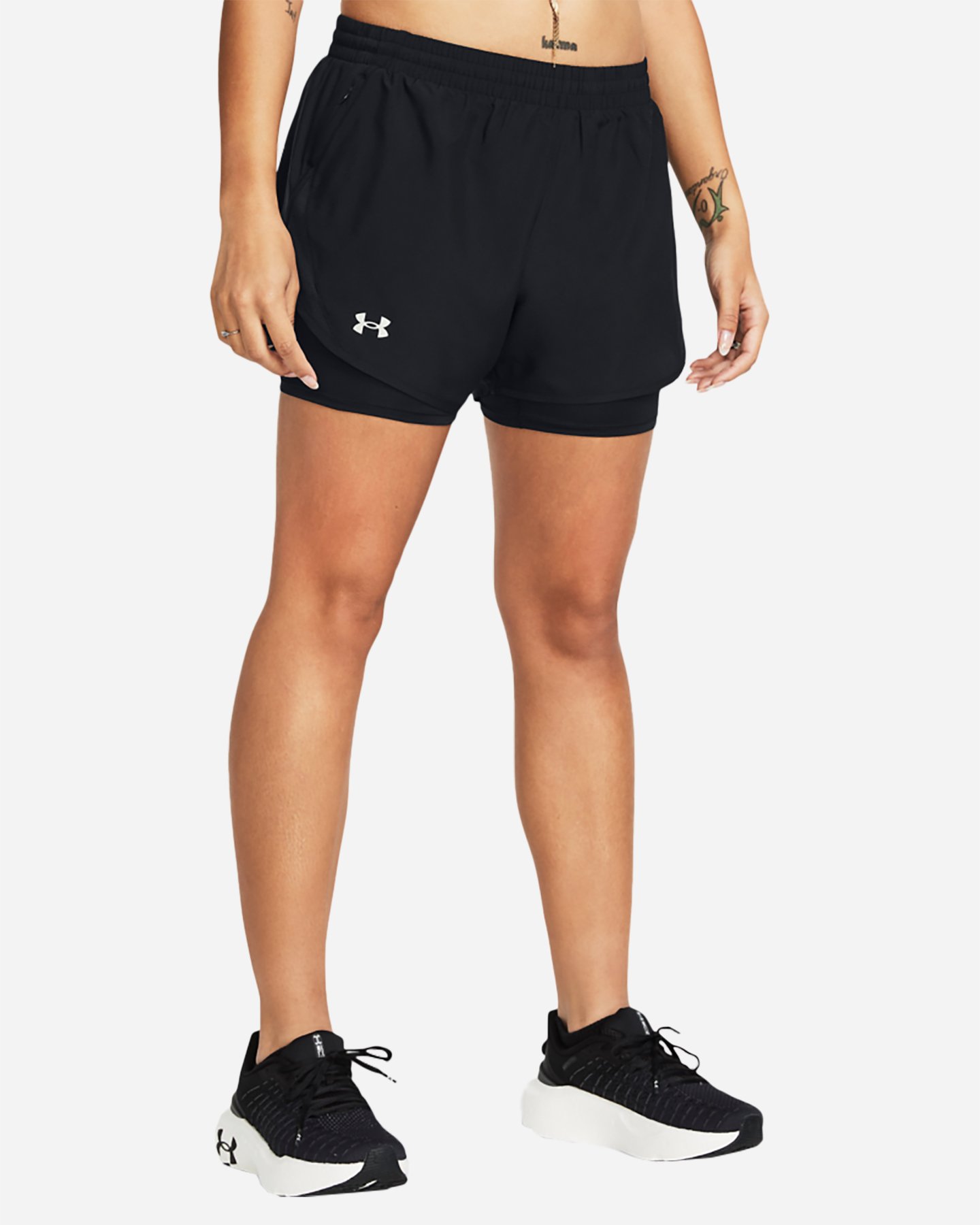 Short running UNDER ARMOUR FLY BY 2-IN-1 W - 0 | Cisalfa Sport