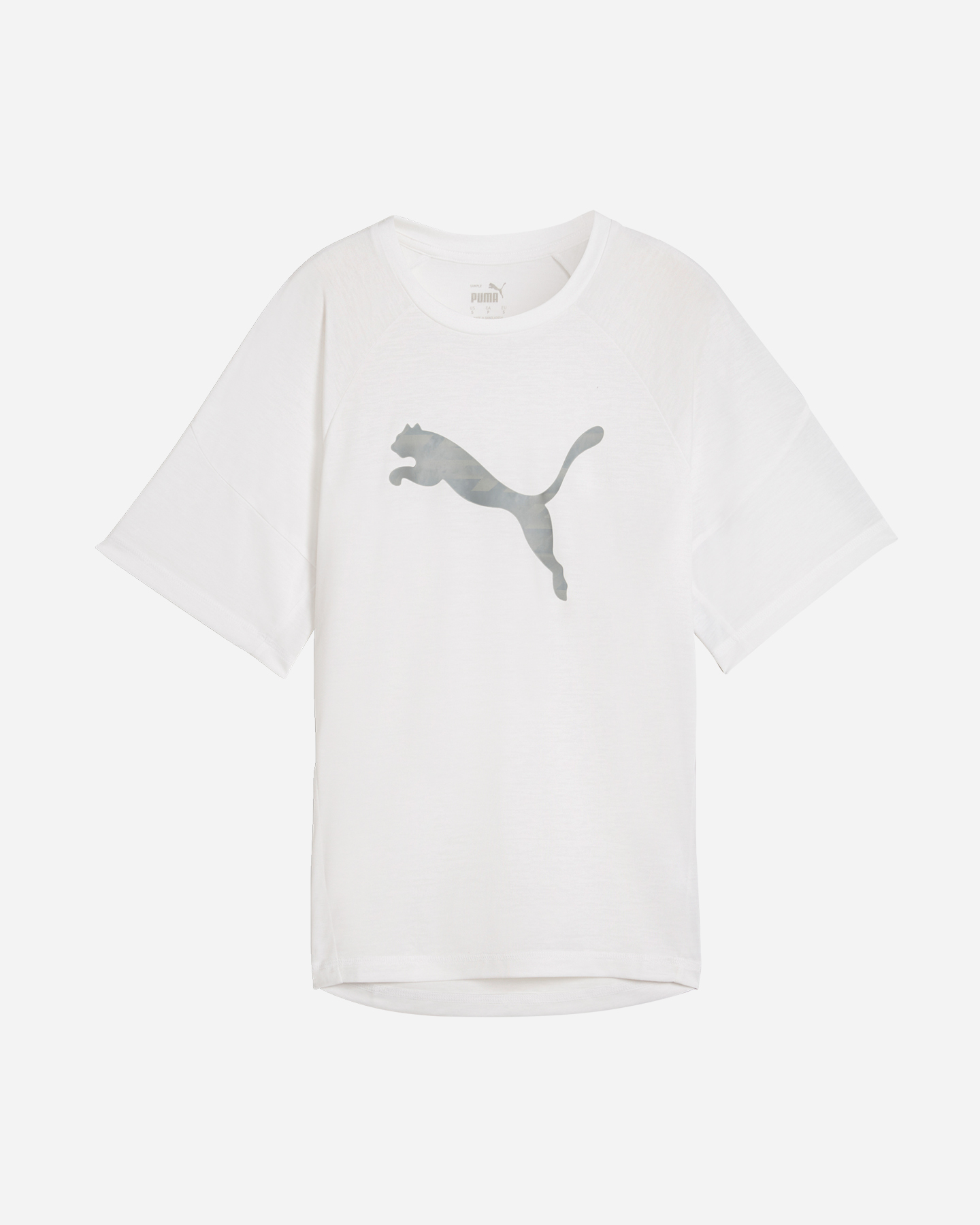 T-shirt PUMA EVOSTRIPE LOGO W - Bianco - 0 | Cisalfa Sport