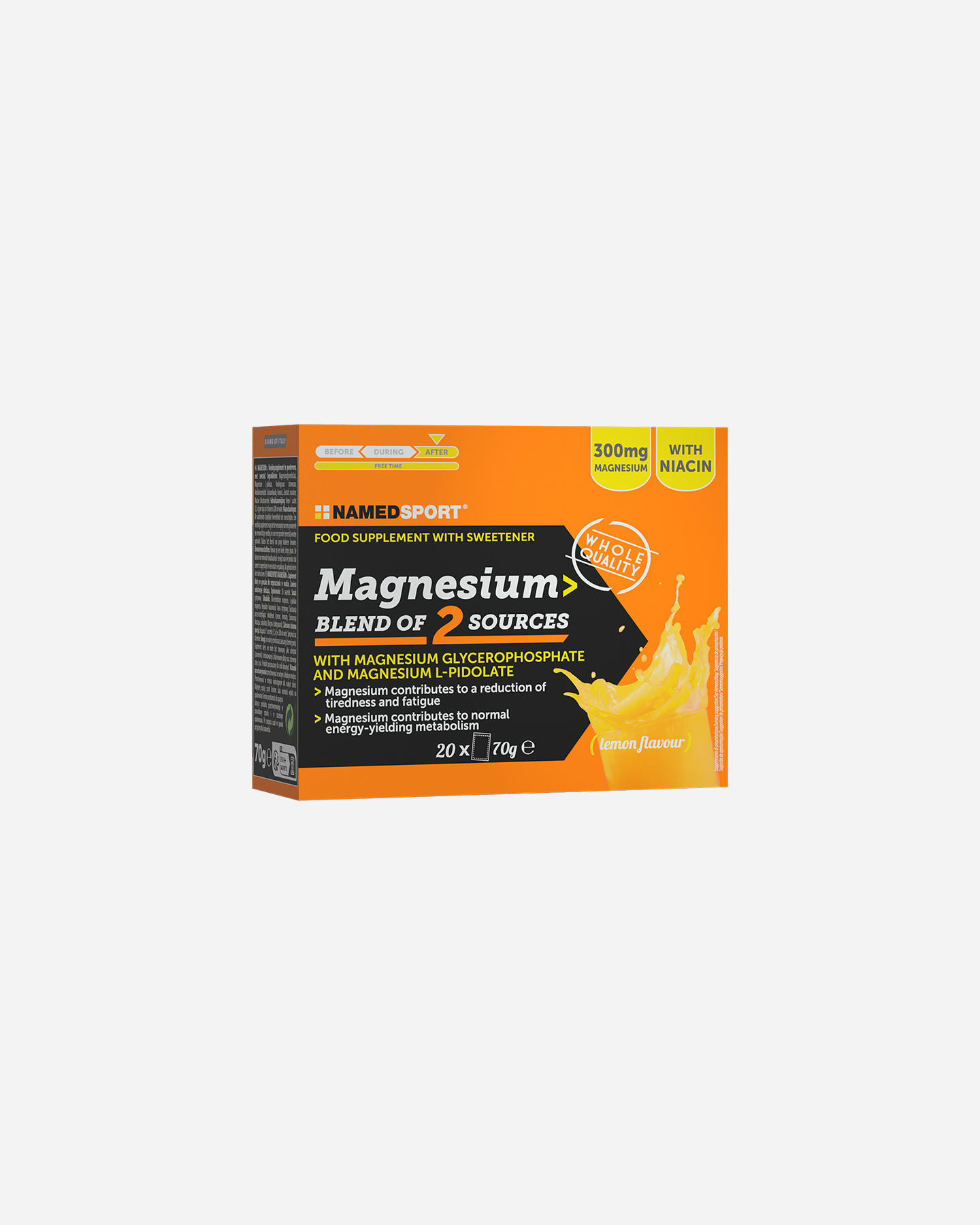 Energetico NAMED SPORT MAGNESIUM BLEND 2 SOURCES 20 SACHET  - 0 | Cisalfa Sport