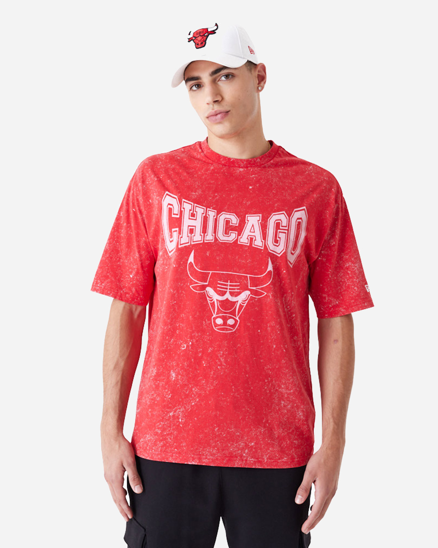 T-shirt NEW ERA WASHED CHICAGO BULLS M - Rosso - 0 | Cisalfa Sport